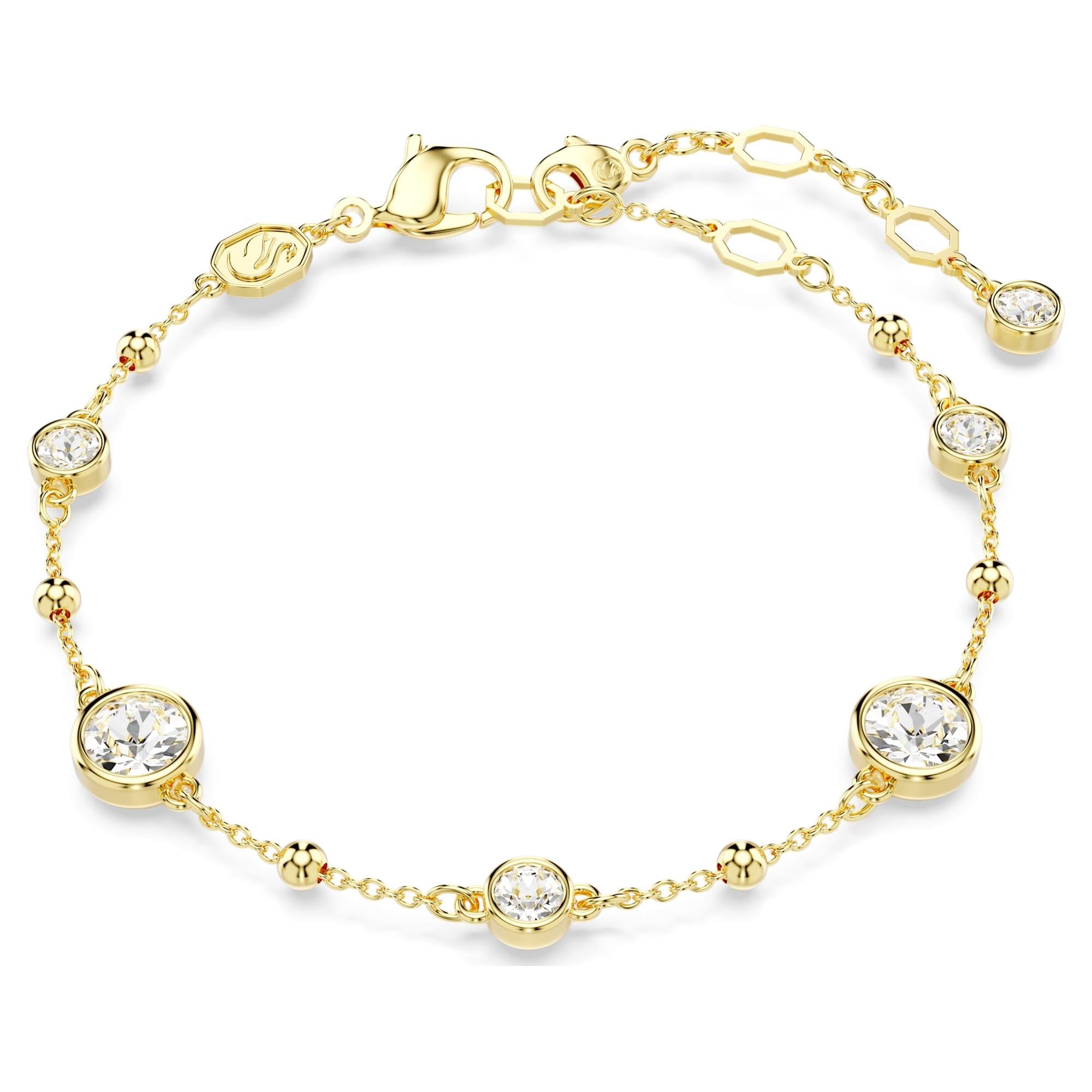 Swarovski Bilezik Imber:Bracelet Whıte/Gos M 5680094