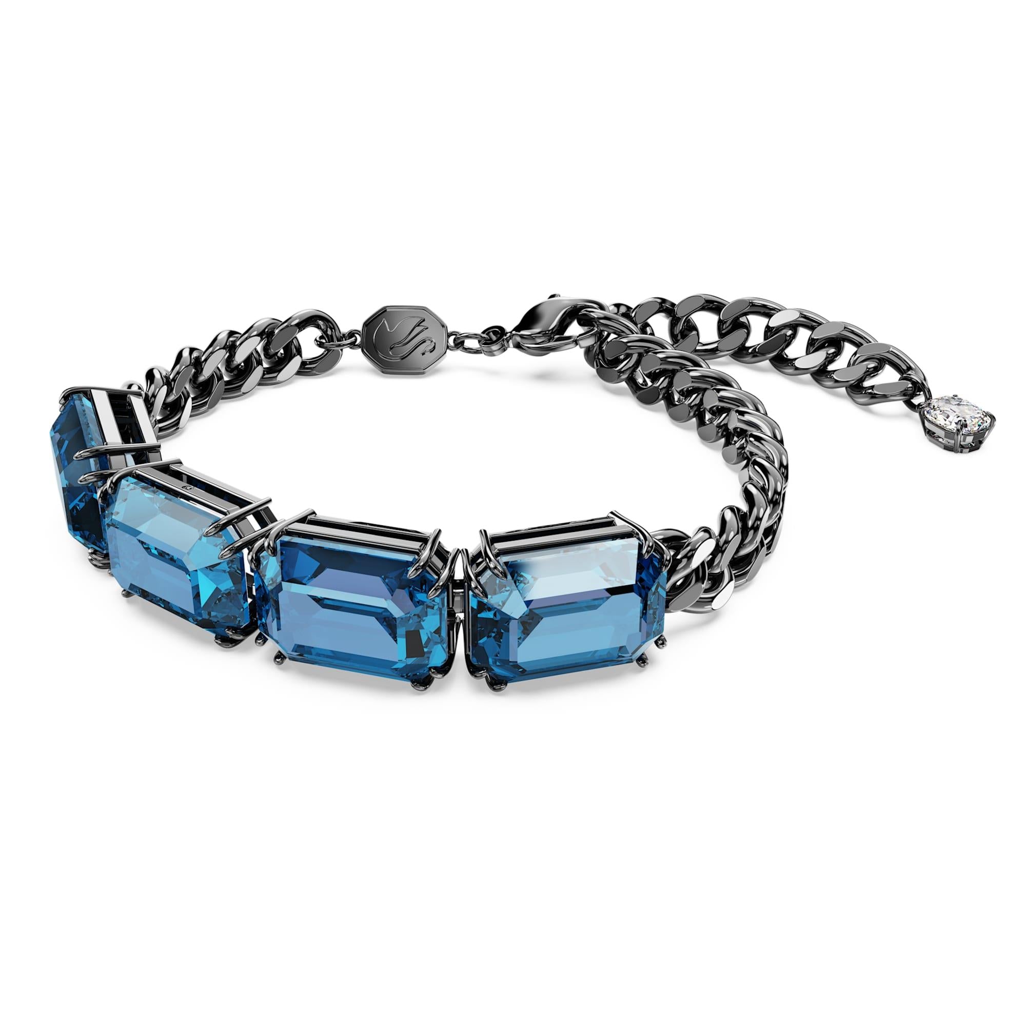 Swarovski Bilezik Millenia:Bracelet Blu/Bru M 5671250