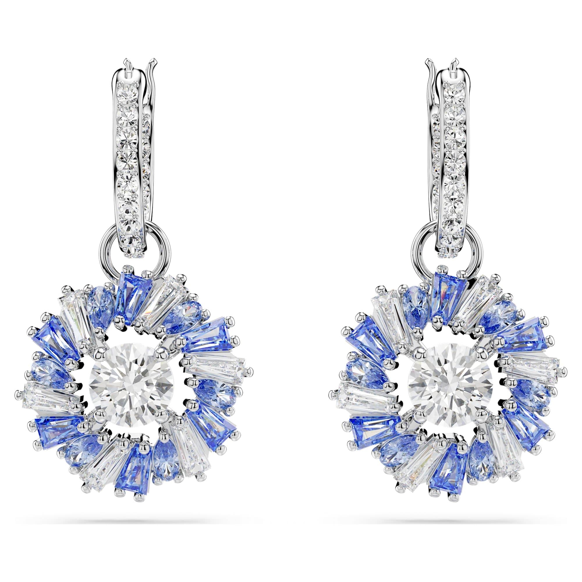 Swarovski Küpe Idyllıa E:Pe Mn Hoop Blu/Rhs 5680016