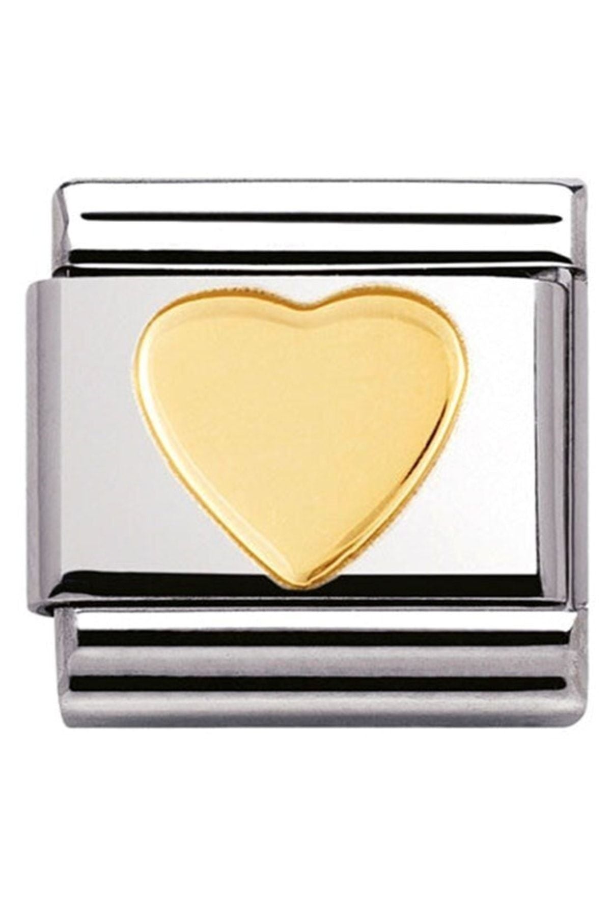 Classic Dekoratif Link - Aşk - Kalp - (02 Heart) 18K Altın