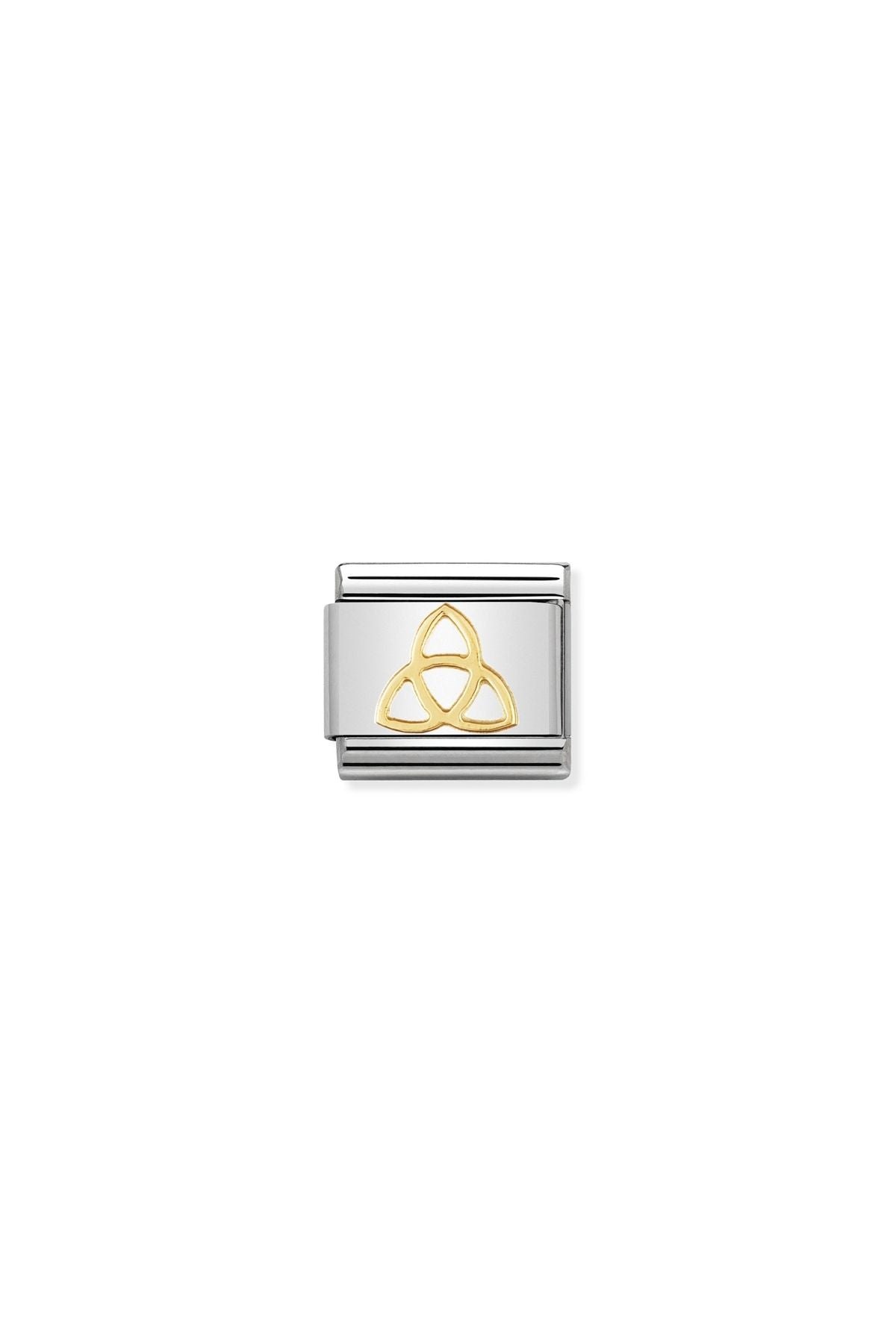 Classic Dekoratif Link - Celtic - Trinity Düğümü - (04 Trinity knot) 18K Altın