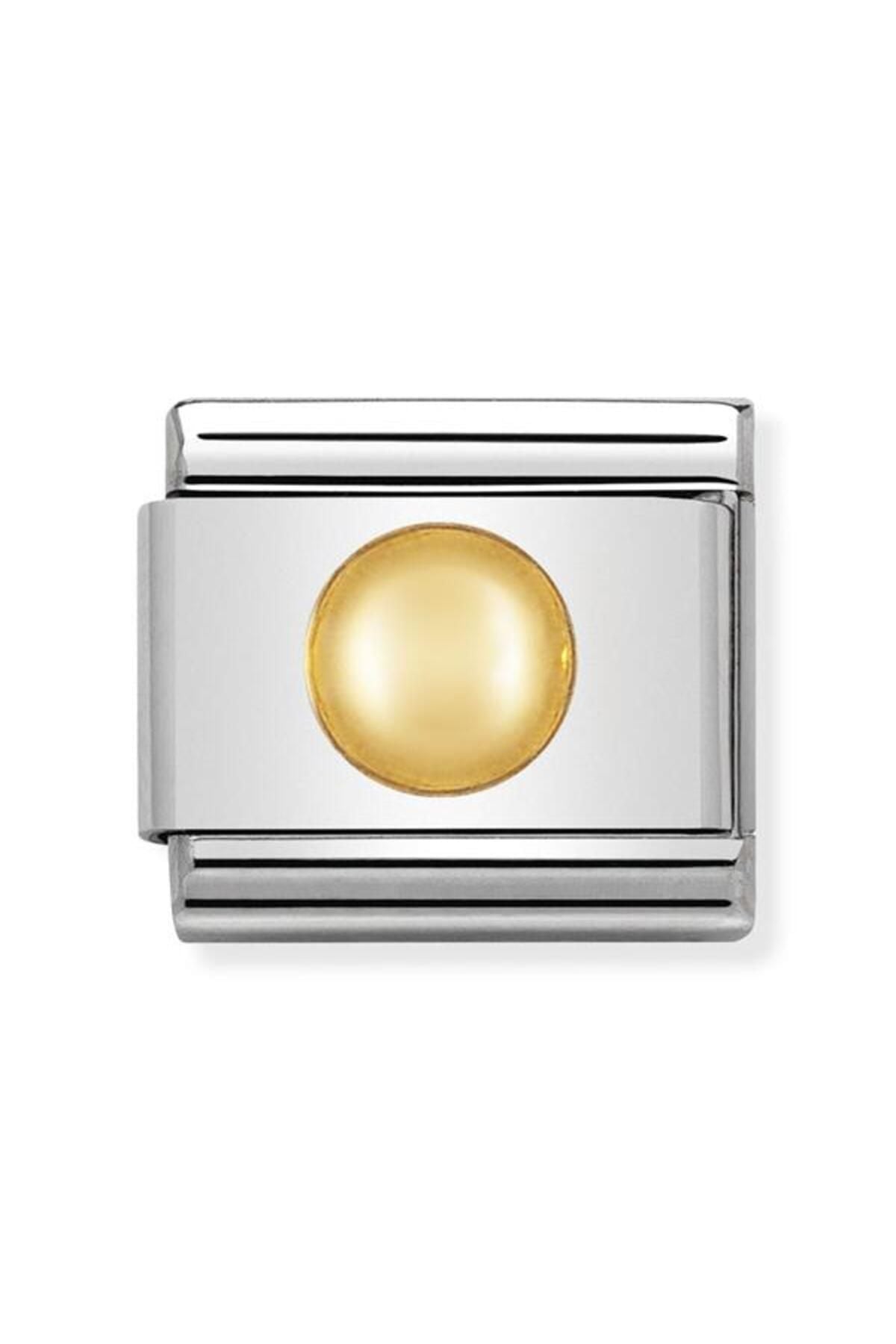 Classic Dekoratif Link - Eğlence - Büyük Nokta - (13 Big dot) 18K Altın