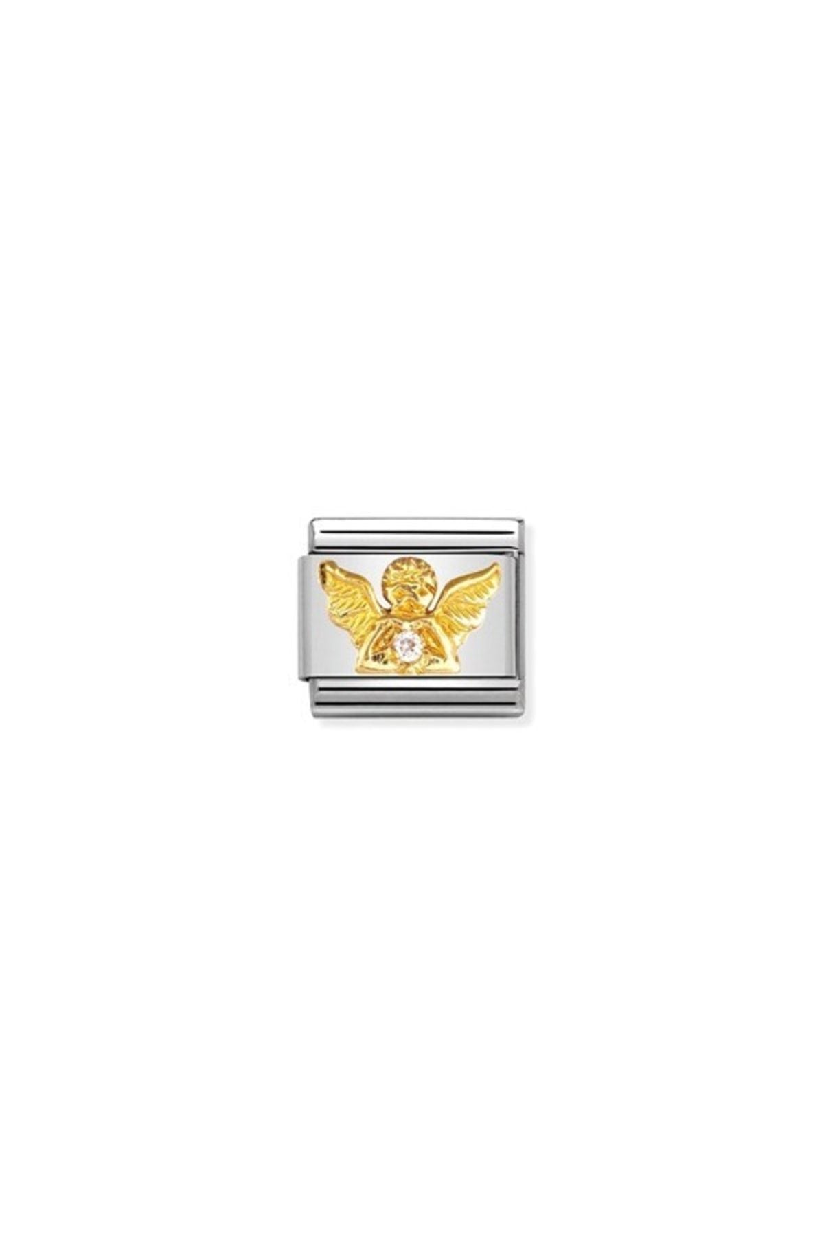 Classic Dekoratif Link - Günlük Hayat - Melek - (23 Angel) 18K Altın Zirkon