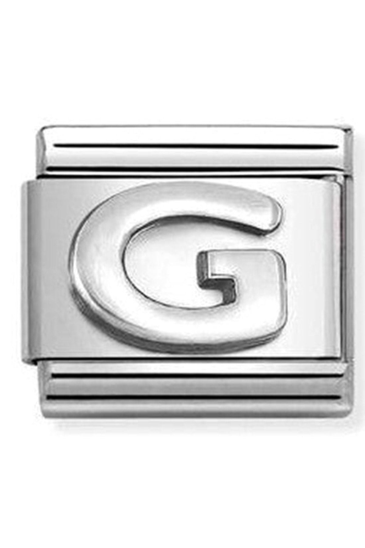 Classic Dekoratif Link - Harfler - G - (07 G) 925 Gümüş
