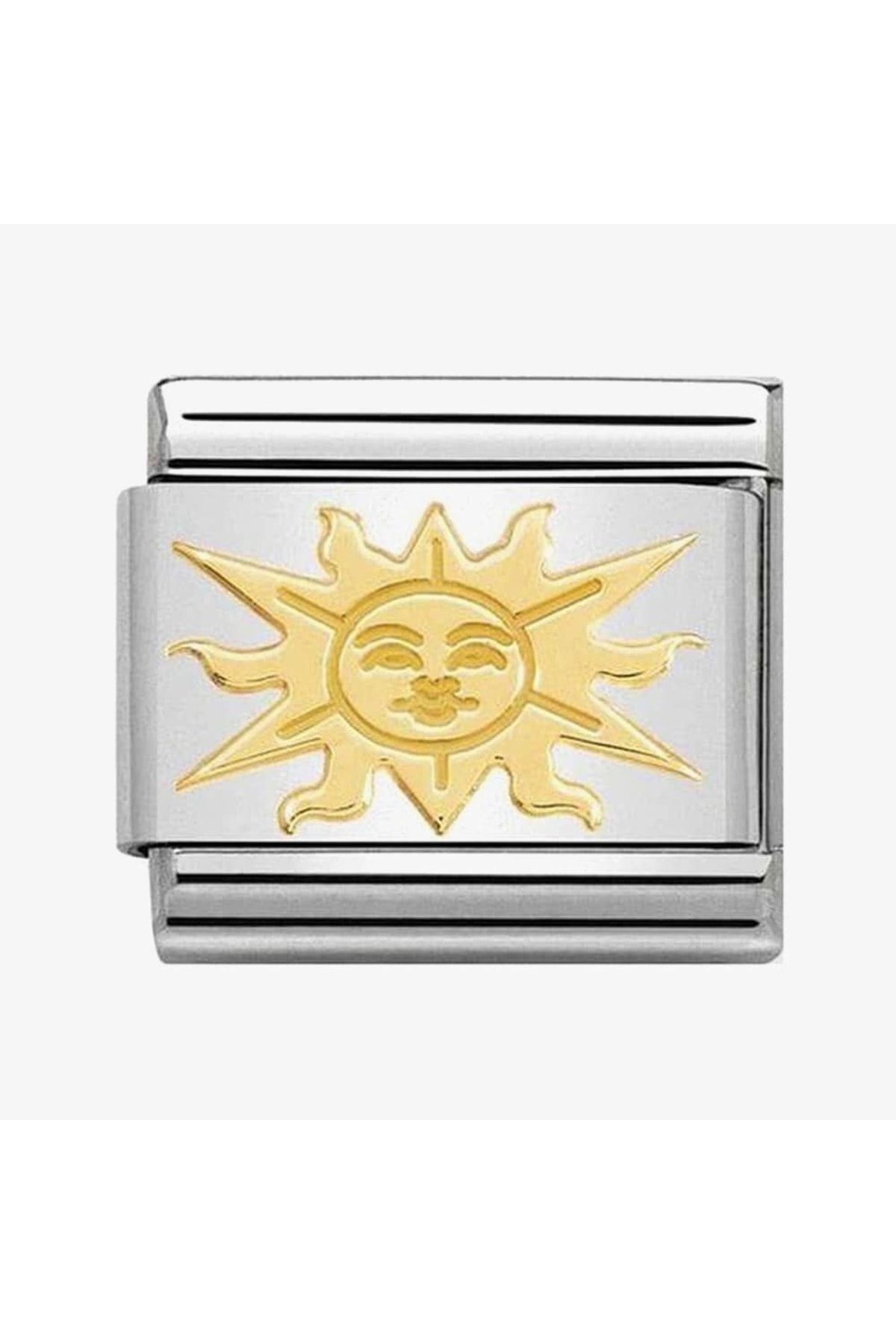 Classic Dekoratif Link - Semboller - Güneş - (09 Sun) 18K Altın