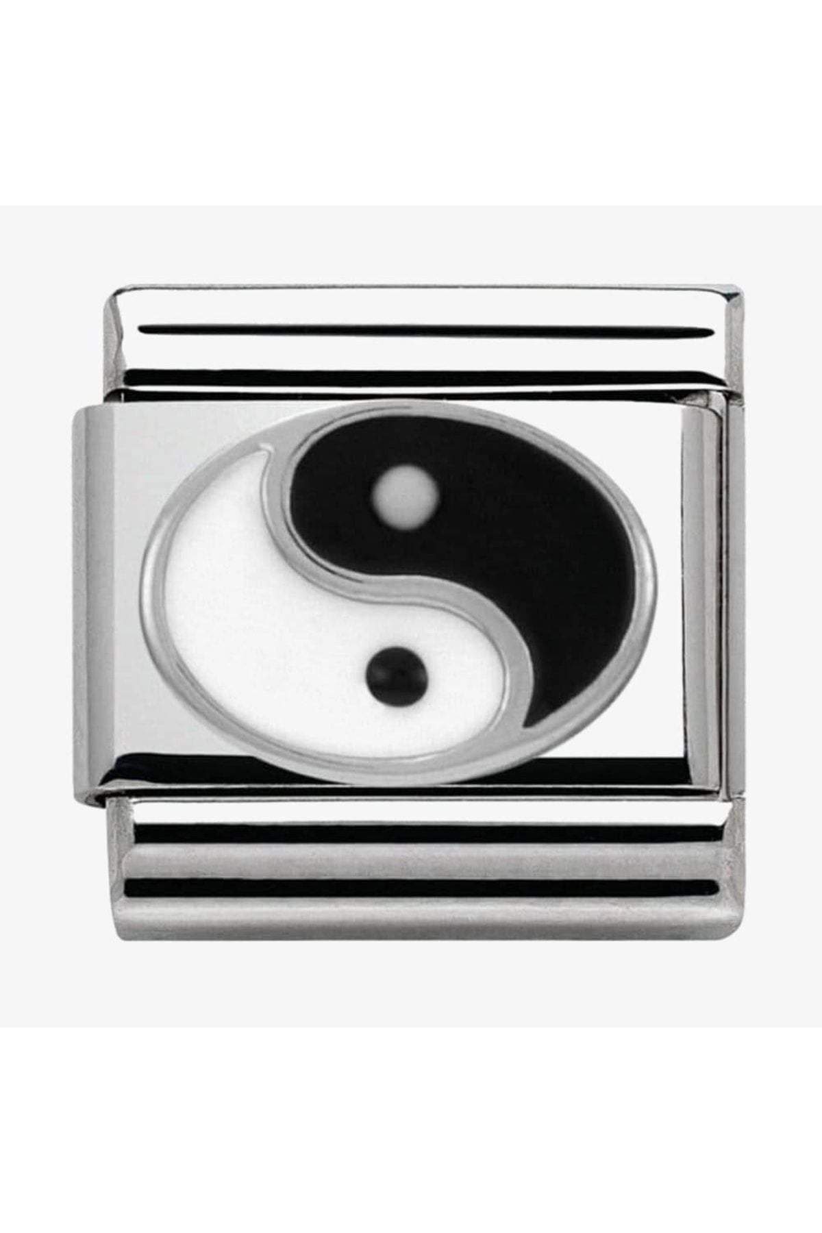 Classic Dekoratif Link - Semboller - Ying Yang - (14 Ying Yang) 925 Gümüş