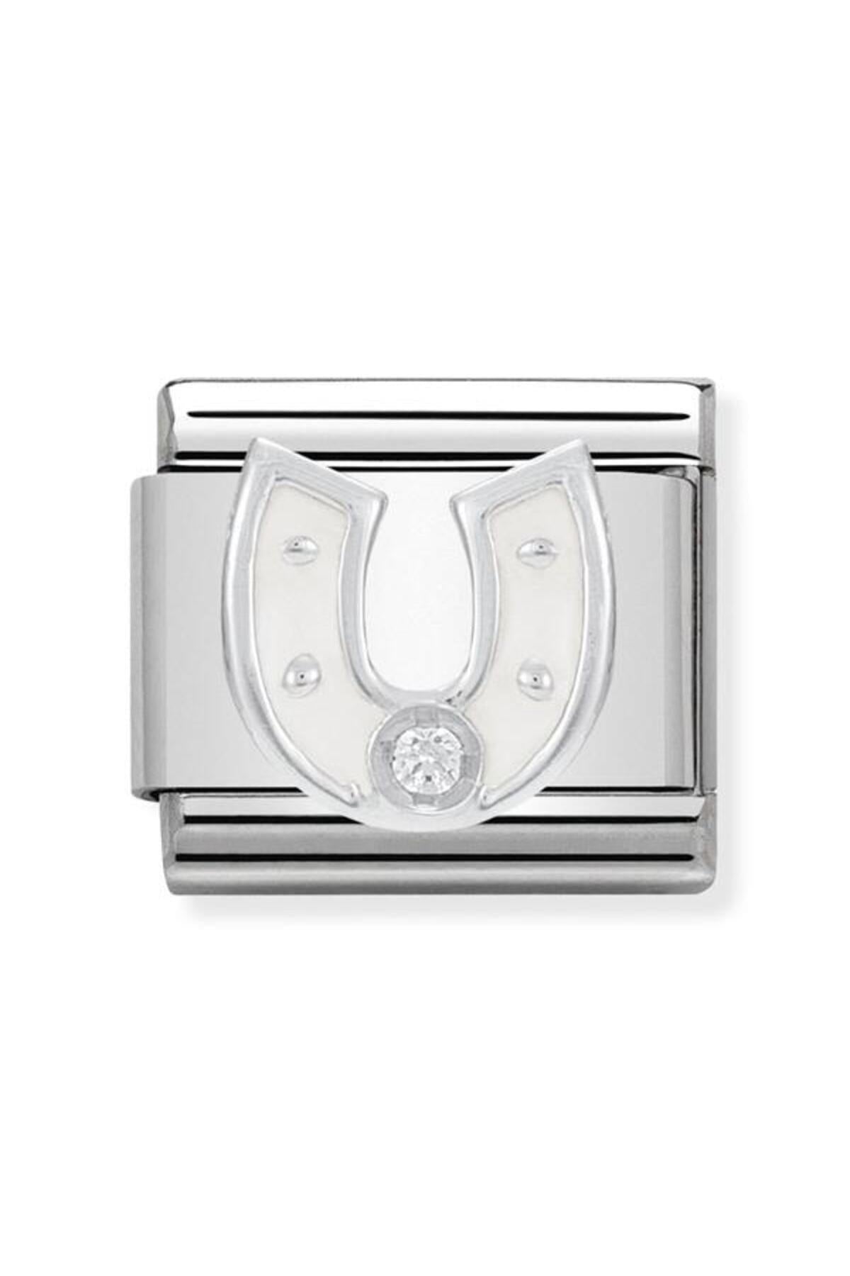 Composable Cl Sımbols Stainless Steel, Enamel, 1 Cub, Zirc And 925 Silver