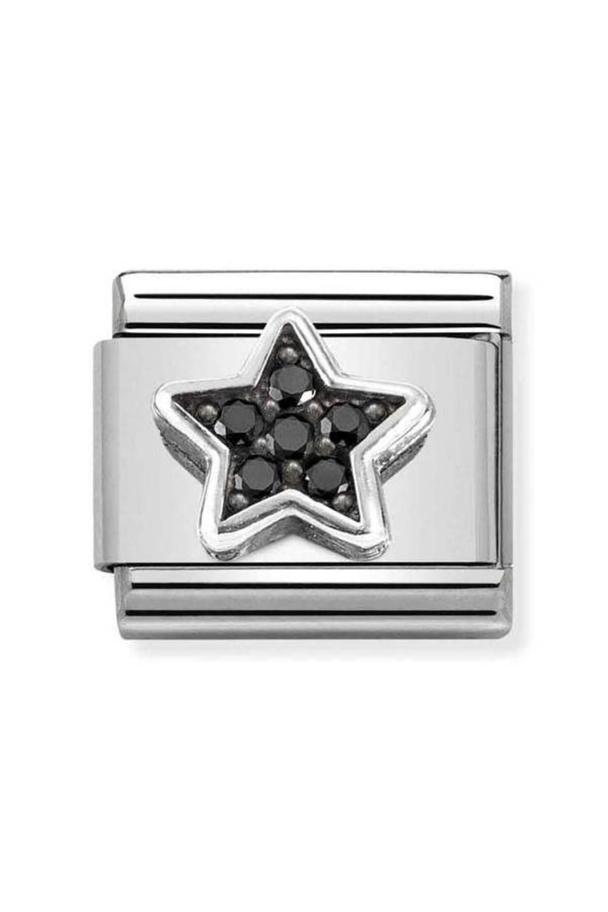 Composable Cl Symbols Ox Steel, Cz And Silver 925 (10_black Star)