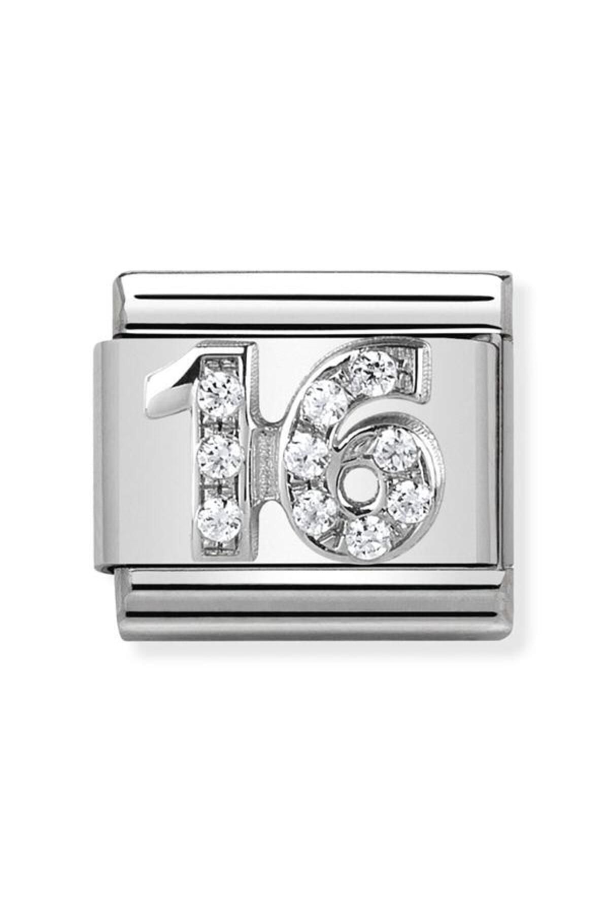 Composable Cl Symbols Steel , Cubic Zirconia And Silver 925 (17_16)