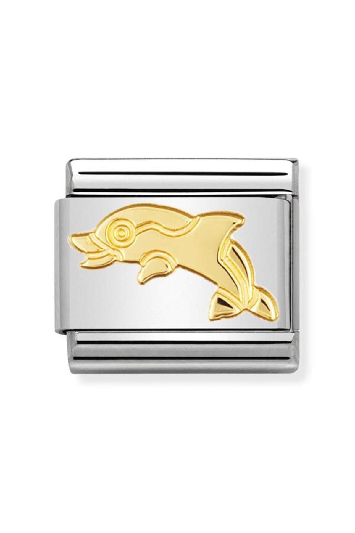 Composable Classic Anımals n Stainless Steel And 18k Gold 04_ Dolphin