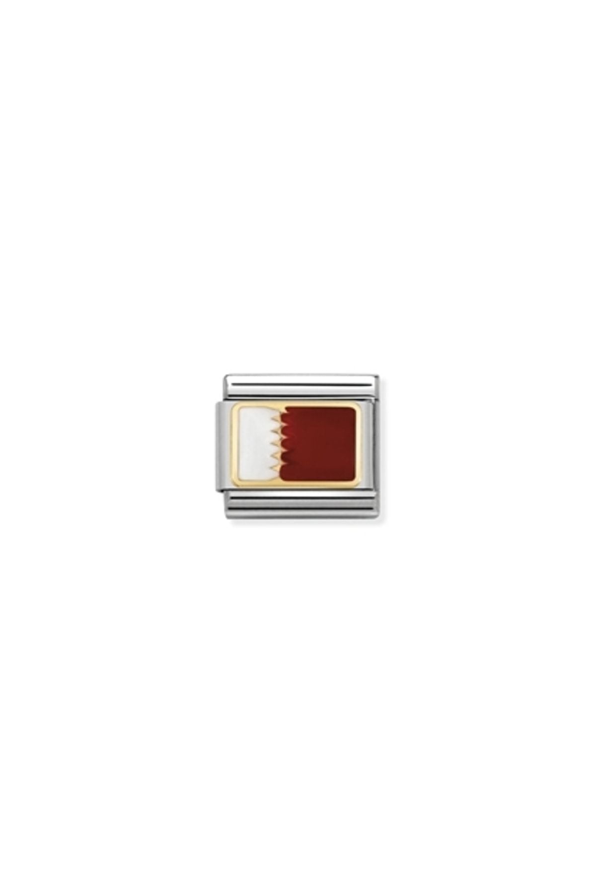 Composable Classic Asıa In Stainless Steel With Enamel And 18k Gold (18_qatar)