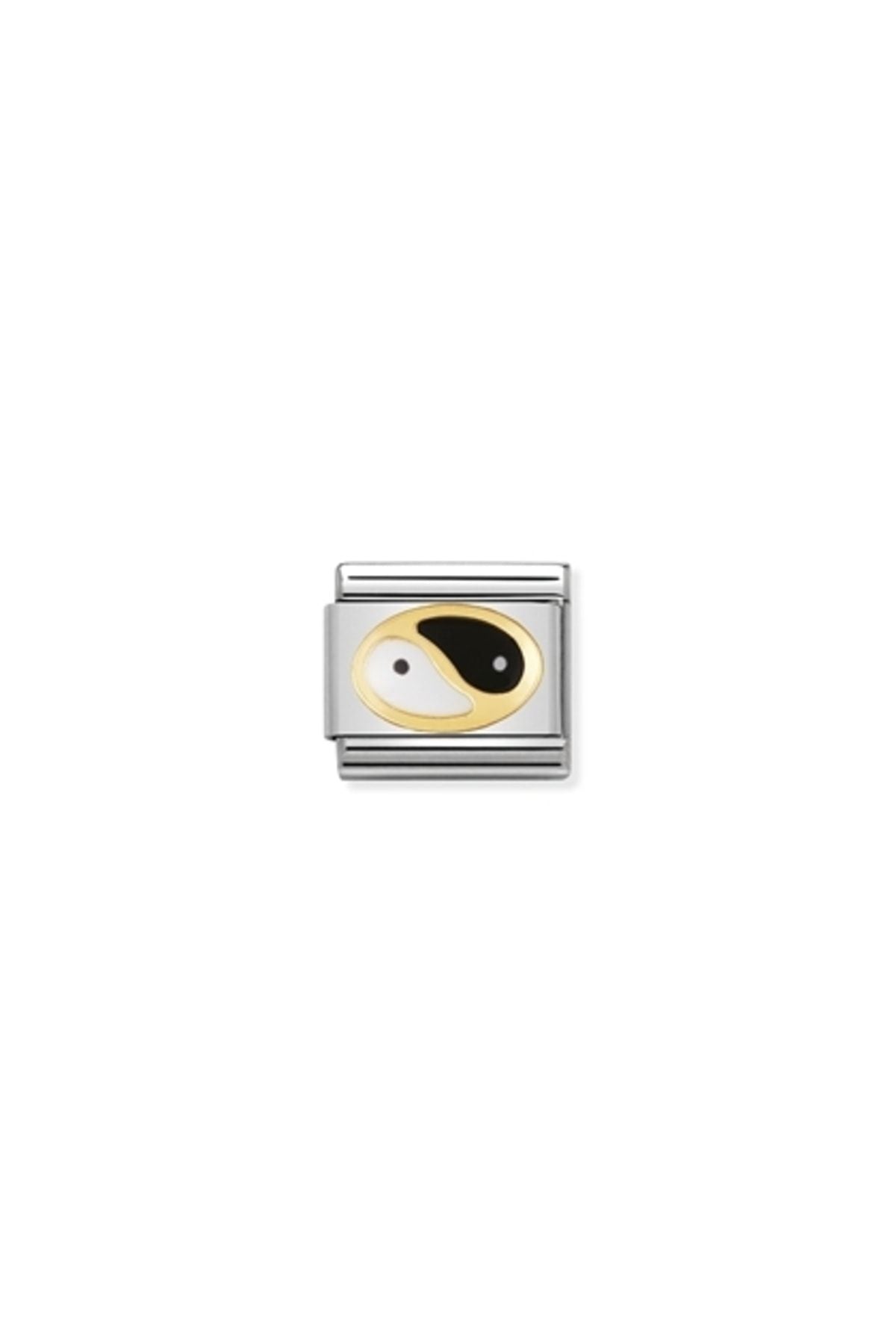 Composable Classic Daıly Lıfe In Stainless Steel With Enamel And 18k Gold Tao
