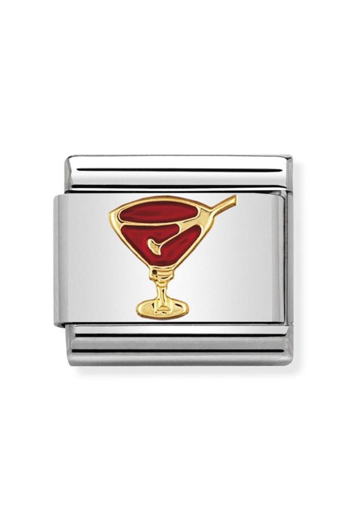 Composable Classic Dekoratif Link - Eğlence - Kırmızı kokteyl bardağı - 18K Altın