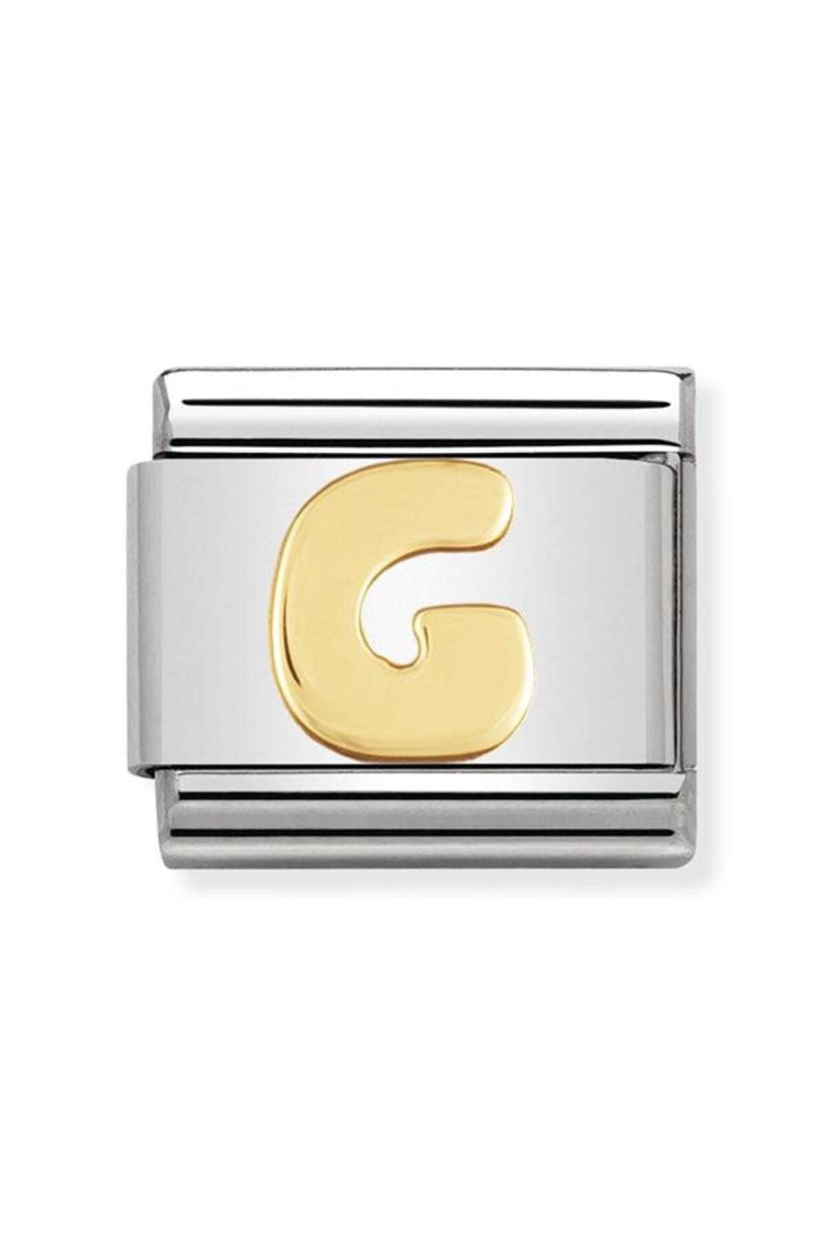 Composable Classic Dekoratif Link - Harfler - G Harfi - (07 G) 18k Altın