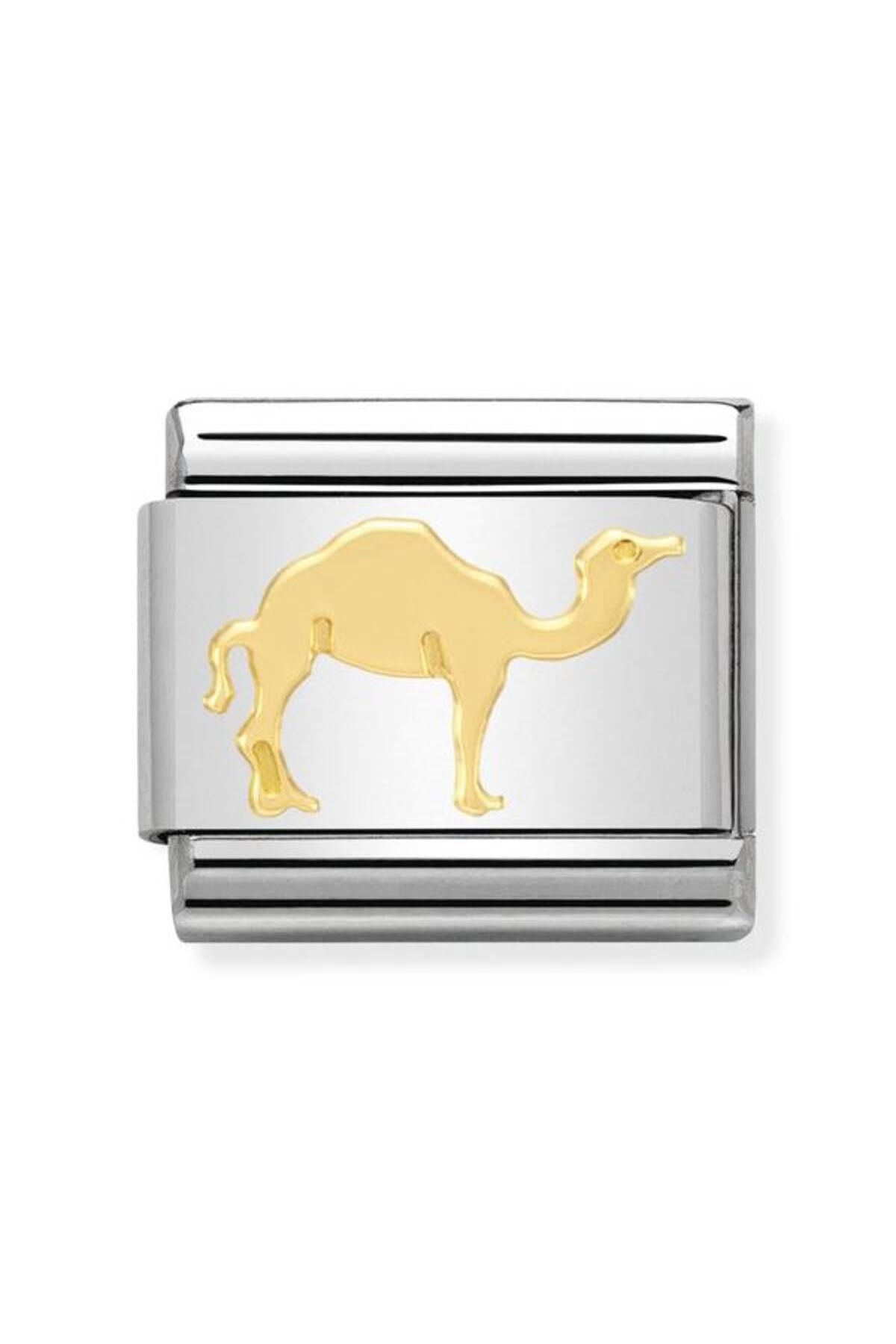 Composable Classic Dekoratif Link - Hayvanlar - Deve - (34 Dromedary) 18K Altın