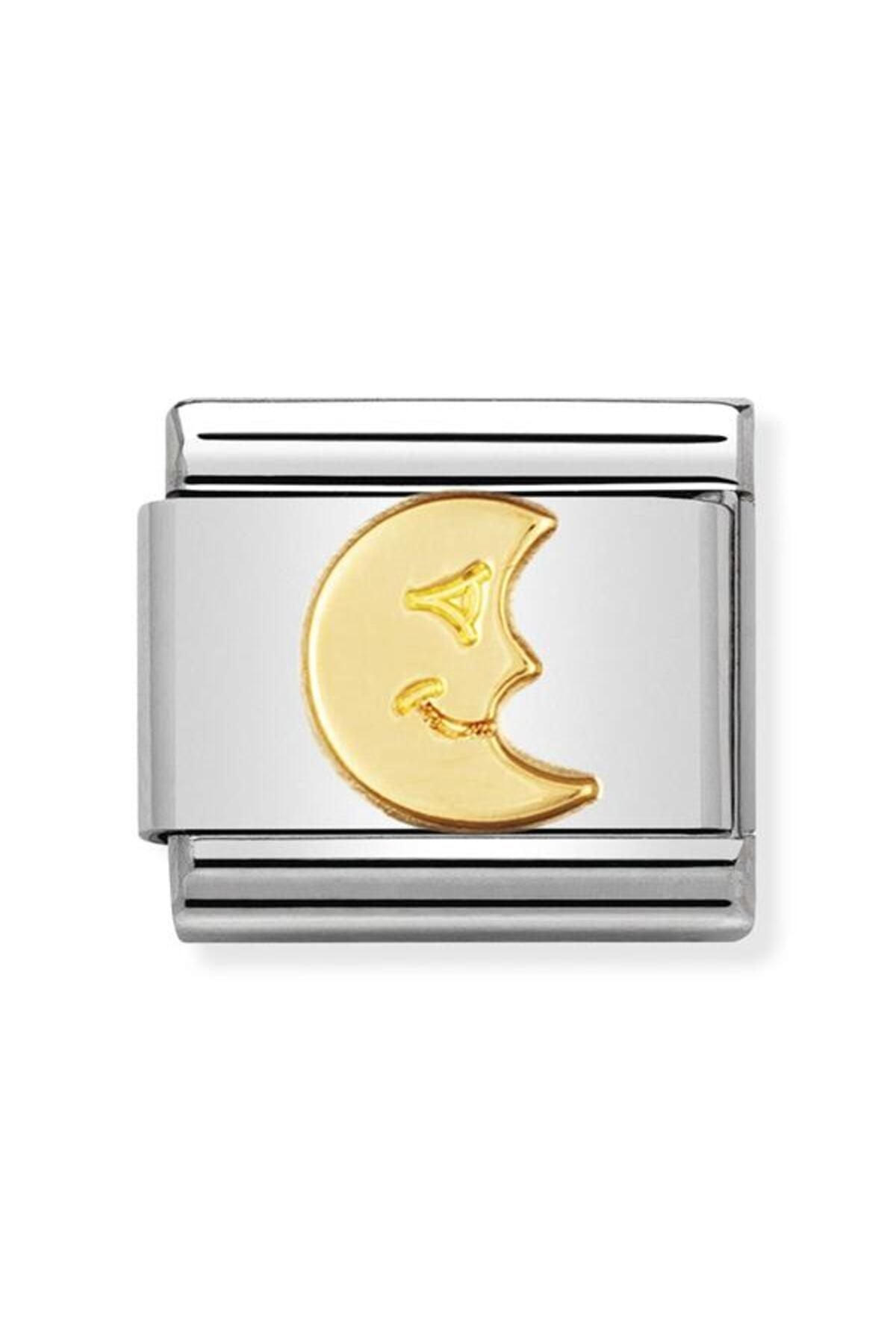 Composable Classic Fun In Stainless Steel With 18k Gold (15_moon)