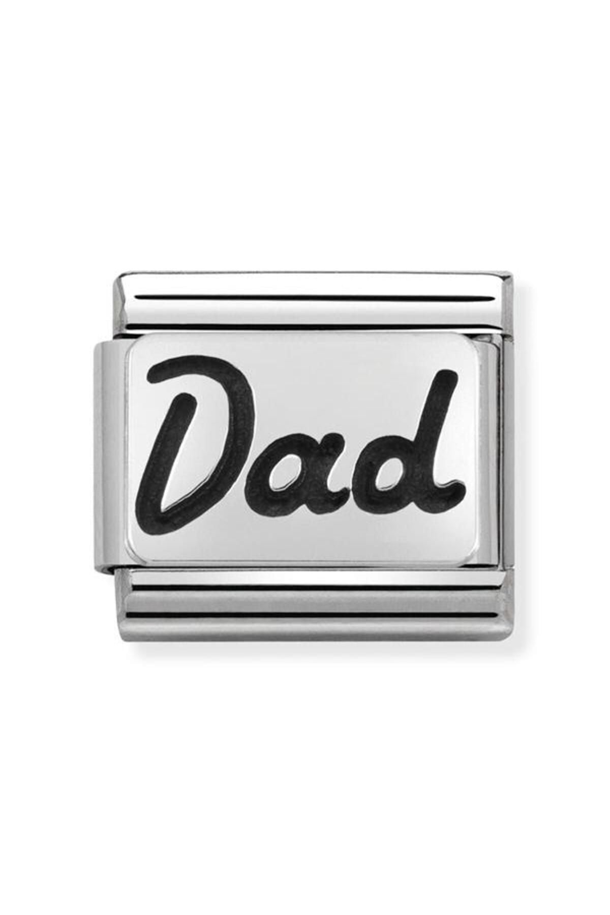 Composable Classic Plates Oxıdızed Steel And Silver 925 (33_dad)