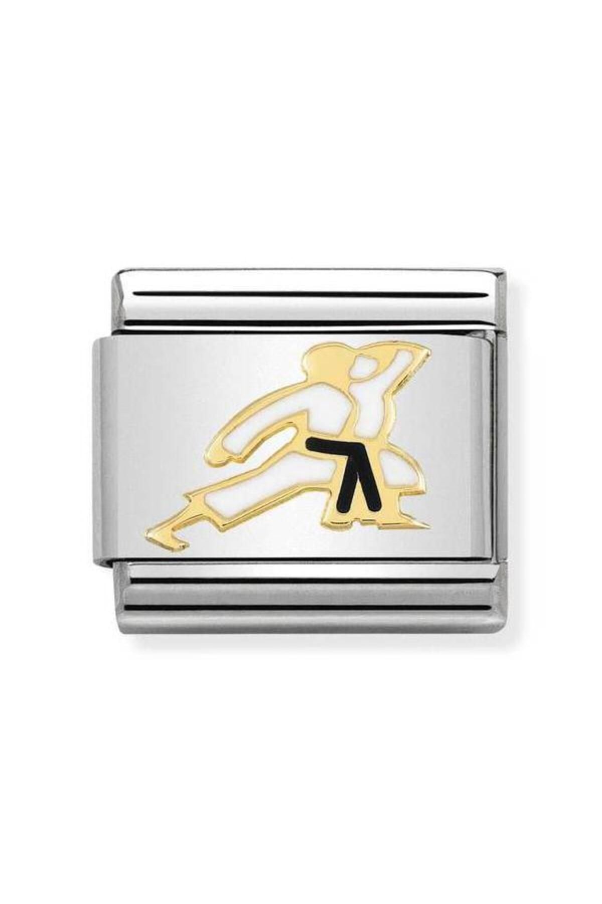 Composable Classic Sports 1 In Stainless Steel With Enamel And 18k Gold (19_karate)