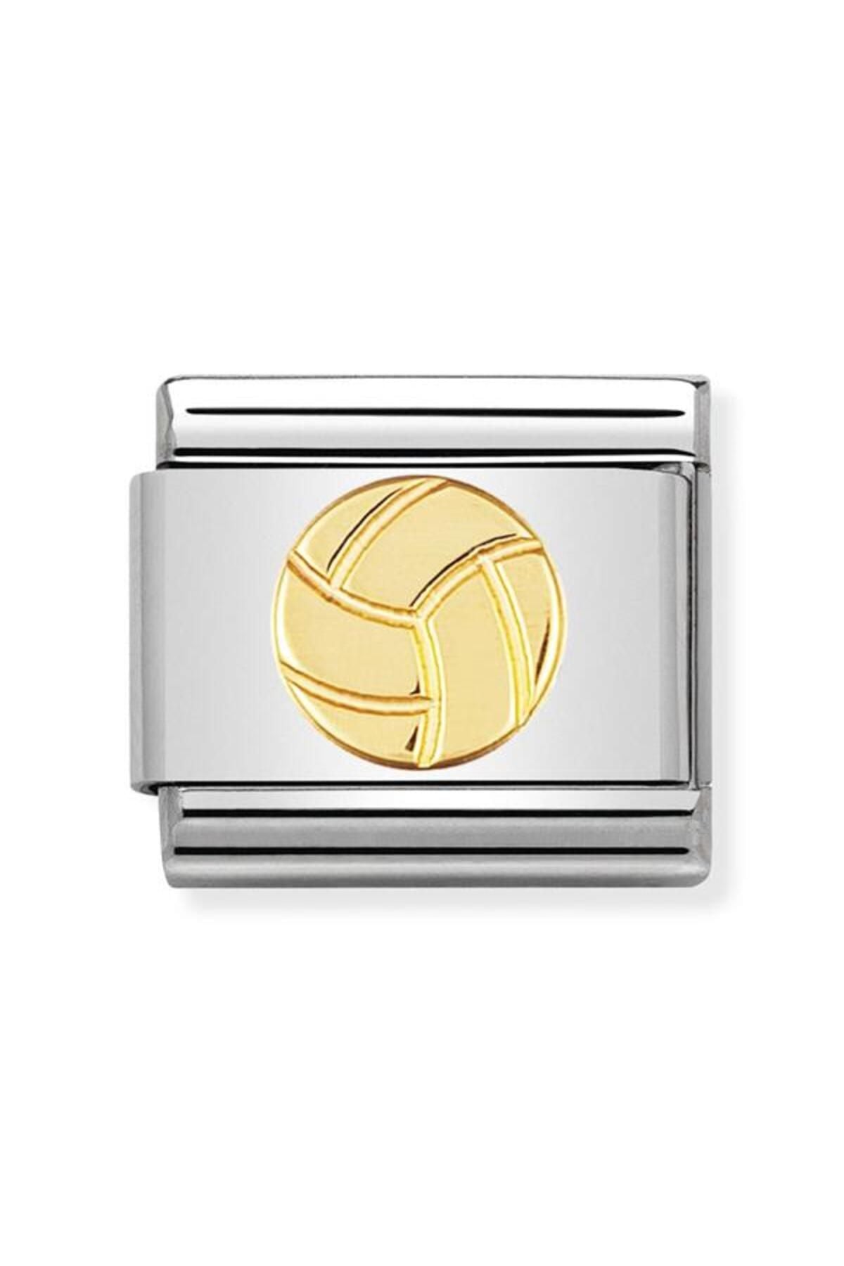 Composable Classic Sports In Stainless Steel With 18k Gold (11_volley Ball)