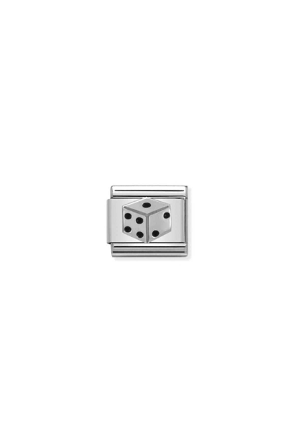 Composable Classic Symbols In Stainless Steel , Enamel And Silver 925 (11_dice)