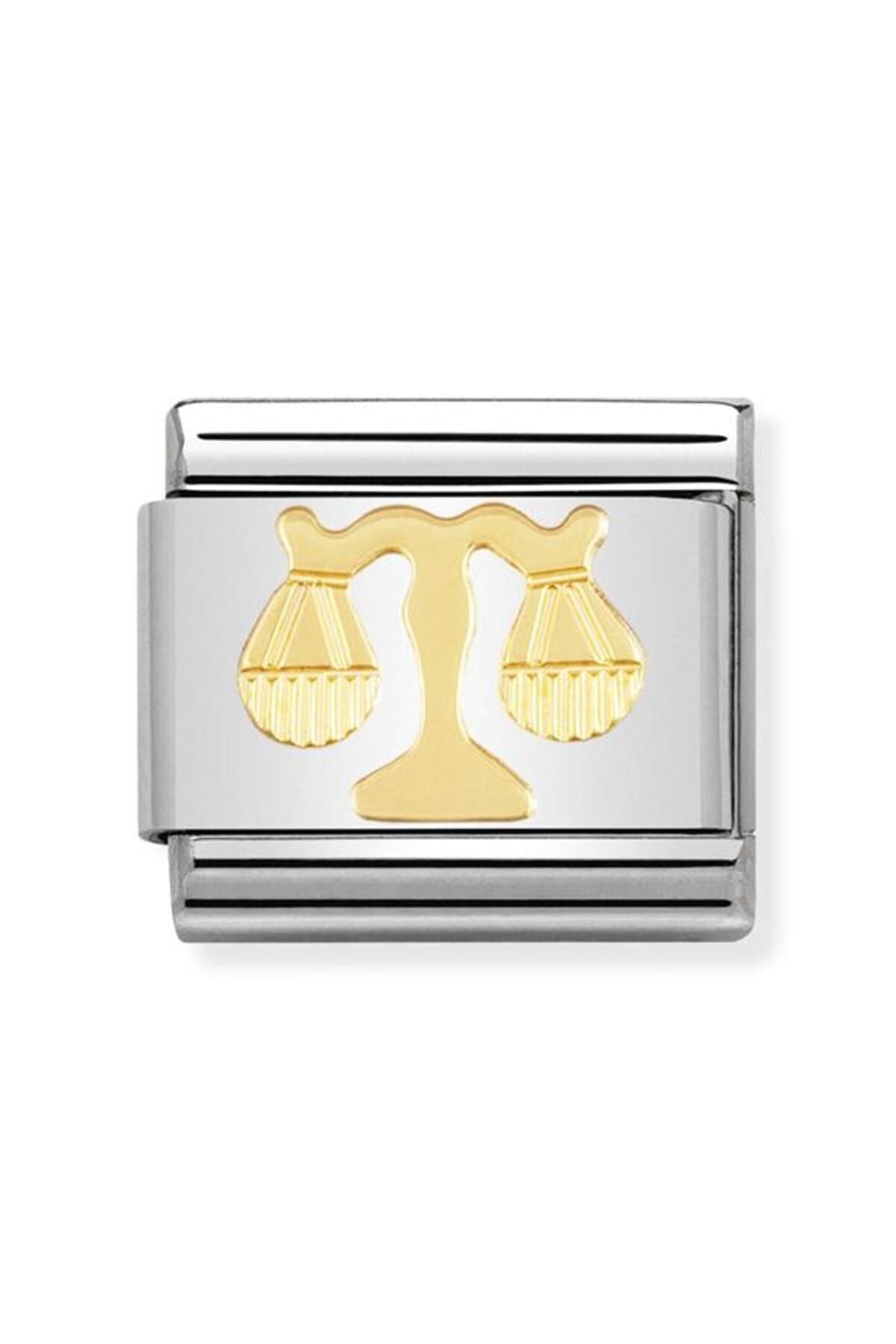 Composable Classic Zodıac In Stainless Steel With 18k Gold (07_libra)