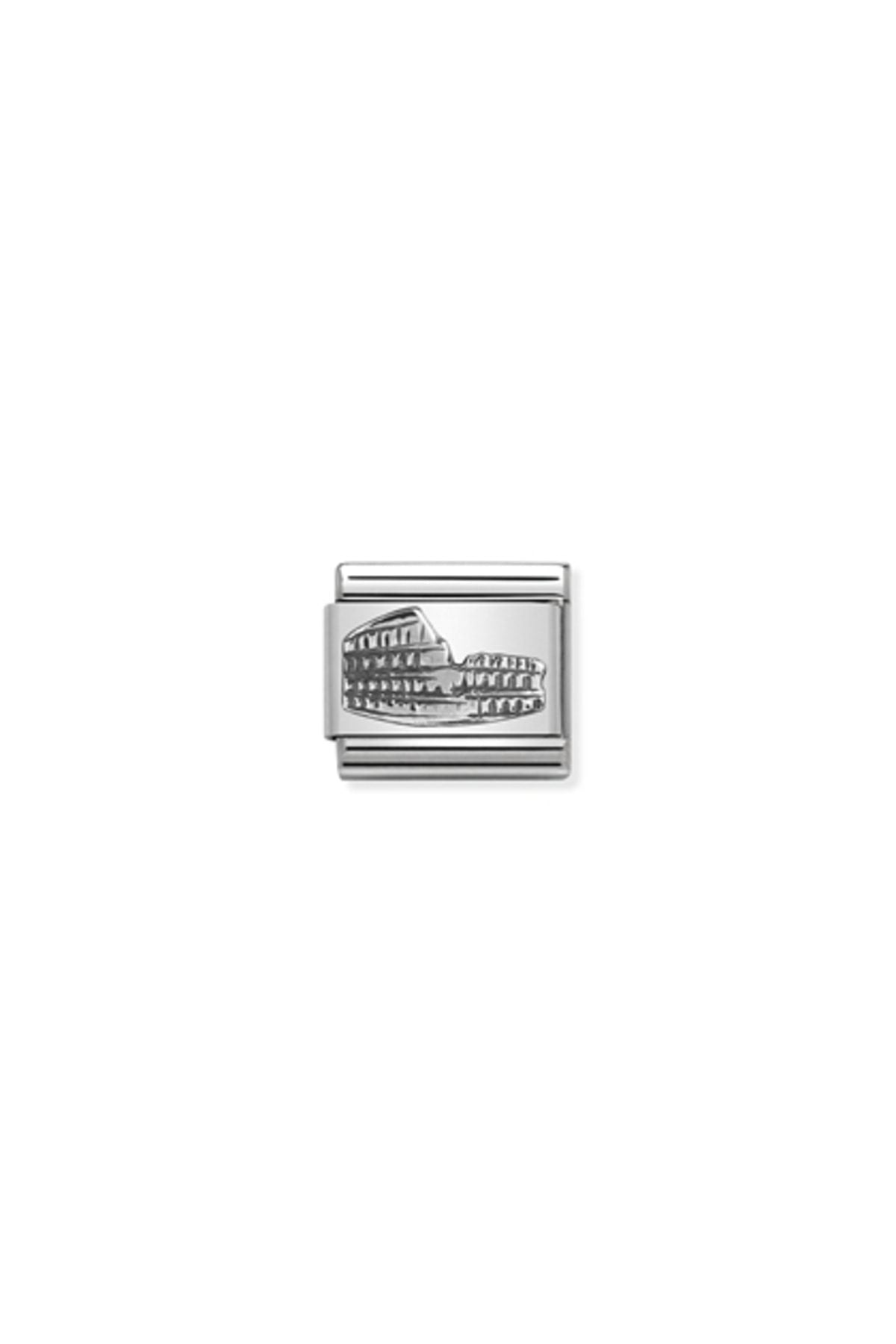 Composable Klasik Anıtlar Relief Steel Ve 925 Sterlıng Silver Colosseum