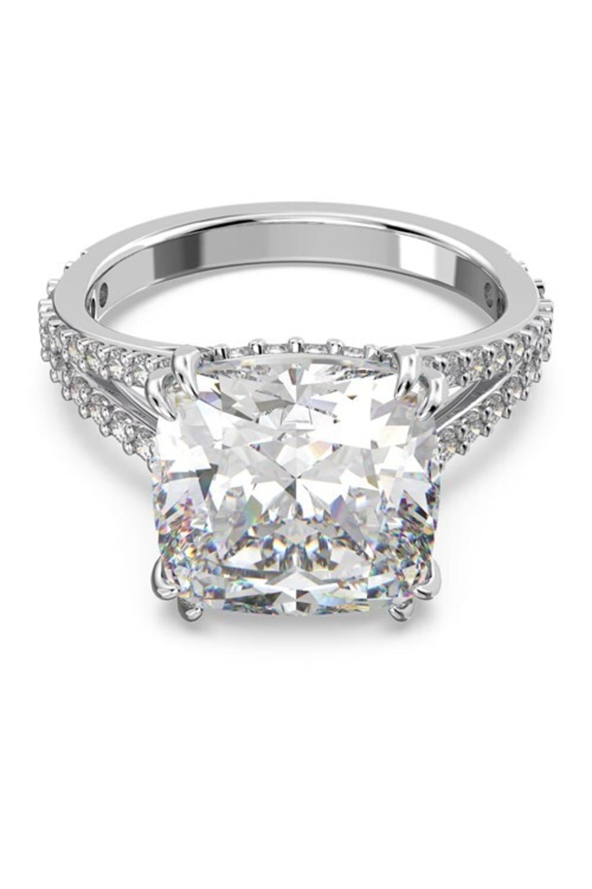 Swarovski Yüzük Constella:Rıng Sq L Whıte/Rhs 58 5642634