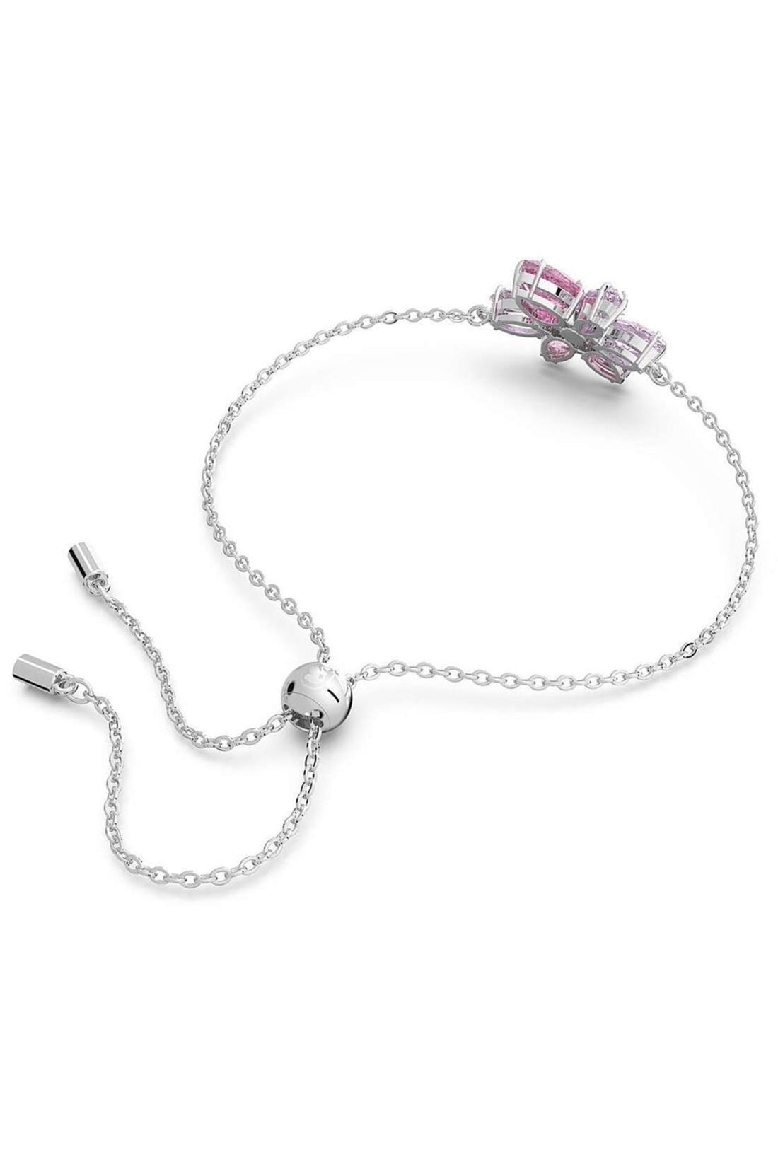 Swarovski Bilezik Gema:Bracelet Pink/Rhs M 5658396