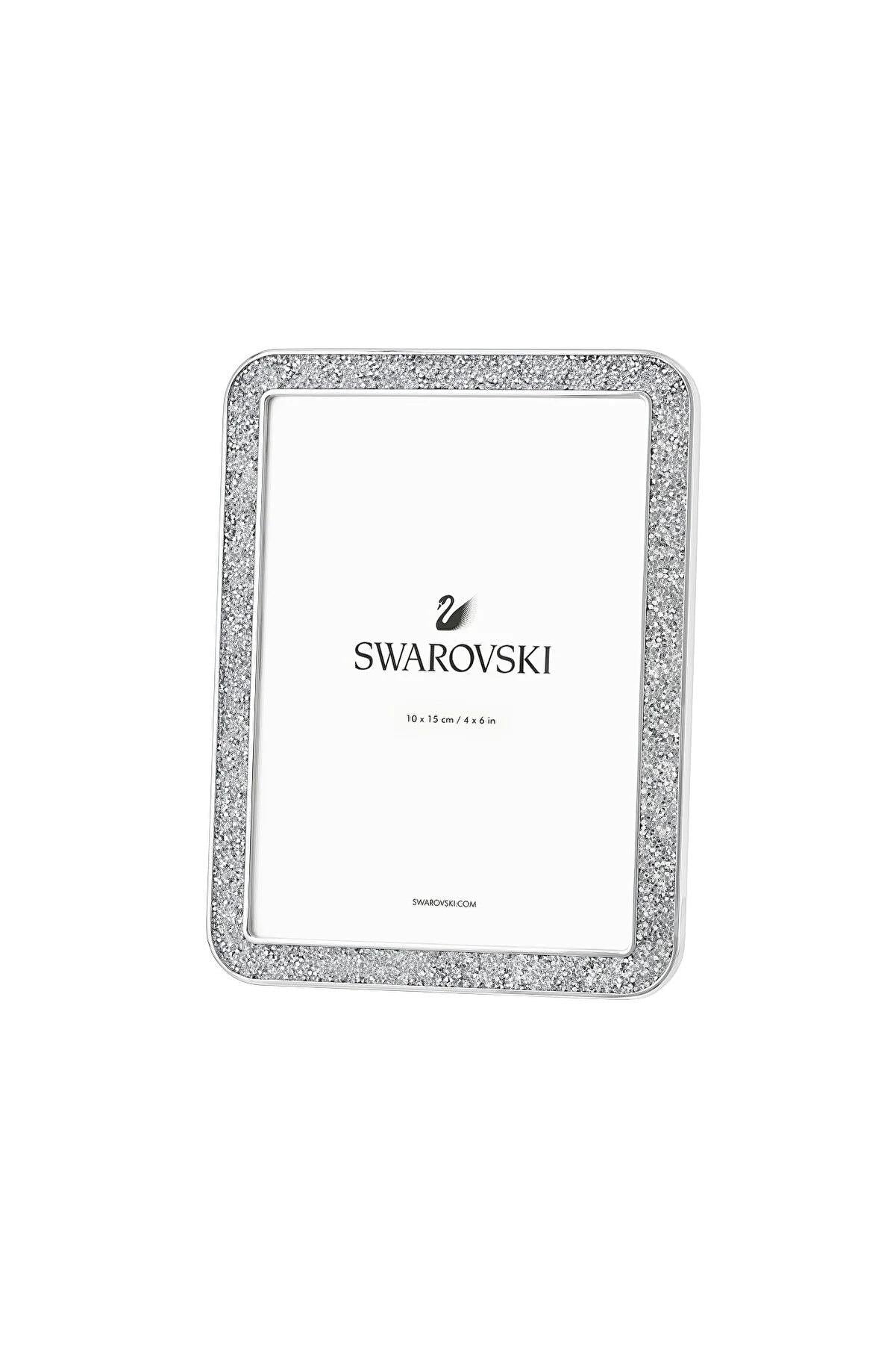 Swarovski Ev Dekorasyon Minera Picture Frame, Silver Tone, Small 5379518