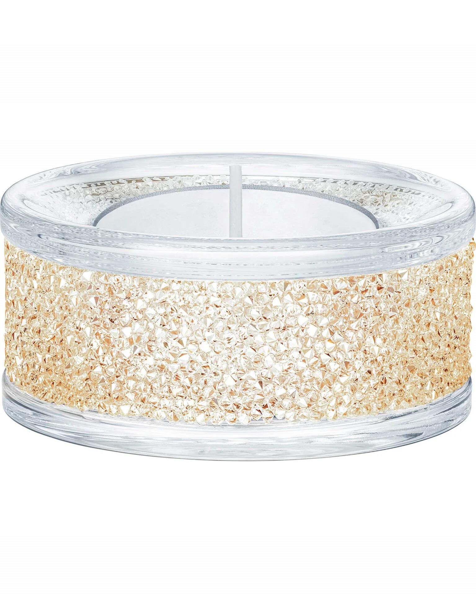 Shimmer Tea Light Holder, Gold Tone - SWRK05428724