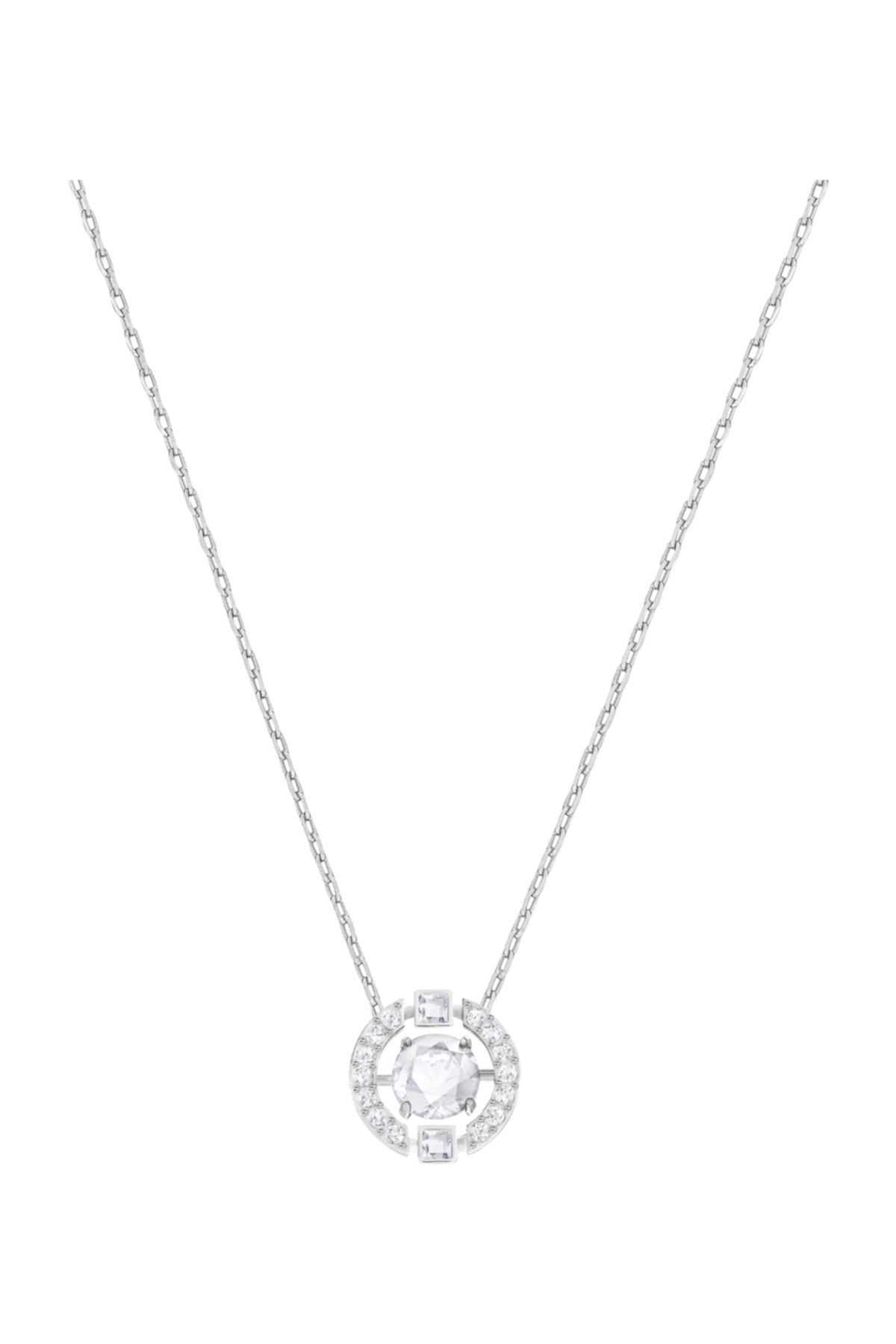 Kadın 5286137 Swarovski Kolye Sparkling Dc:Necklace Czwh/Cry/Rhs 5286137