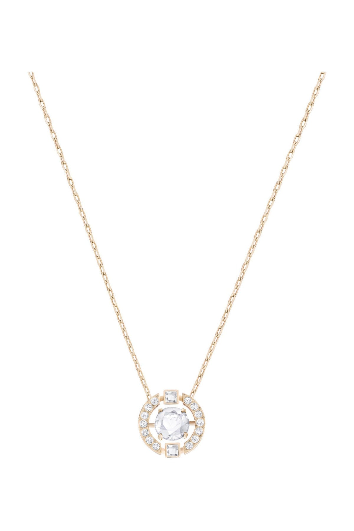 Swarovski Kolye Sparkling Dc:Necklace Czwh/Cry/Ros 5272364