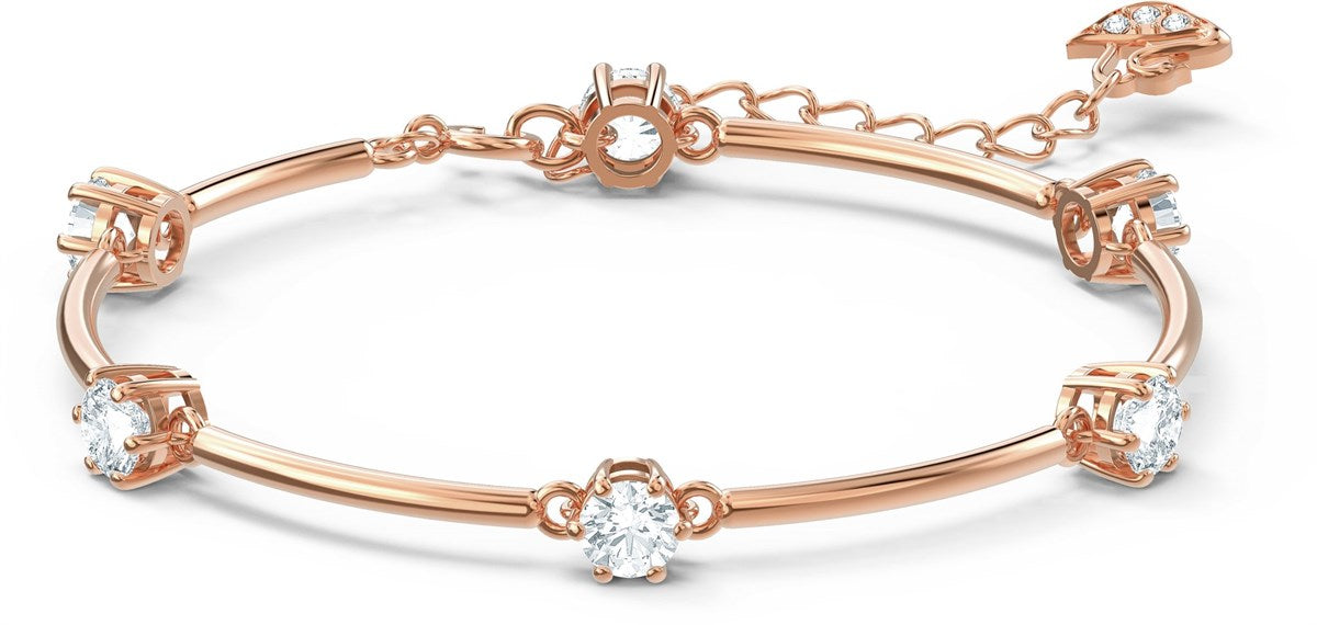 Swarovski Stella Bileklik, Beyaz, Pembe 5617882