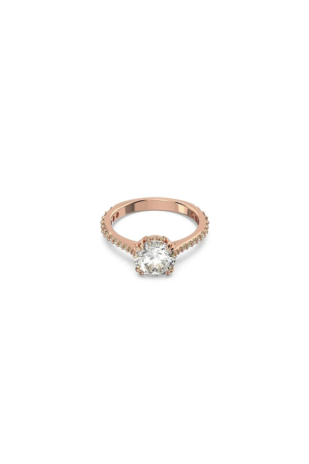 Swarovski 5642643 Constella:rıng Rnd M Whıte/ros 52