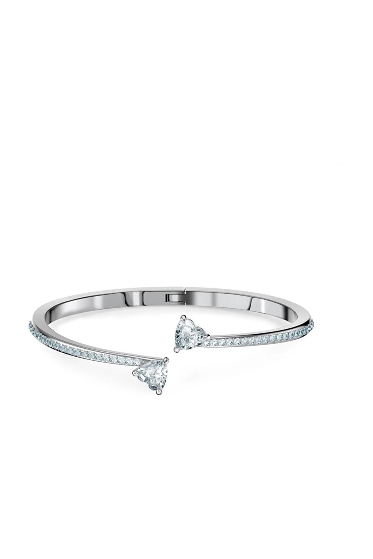 Swarovski Attract Soul-bangle Heart Czwh-cry-rhs M 5518814