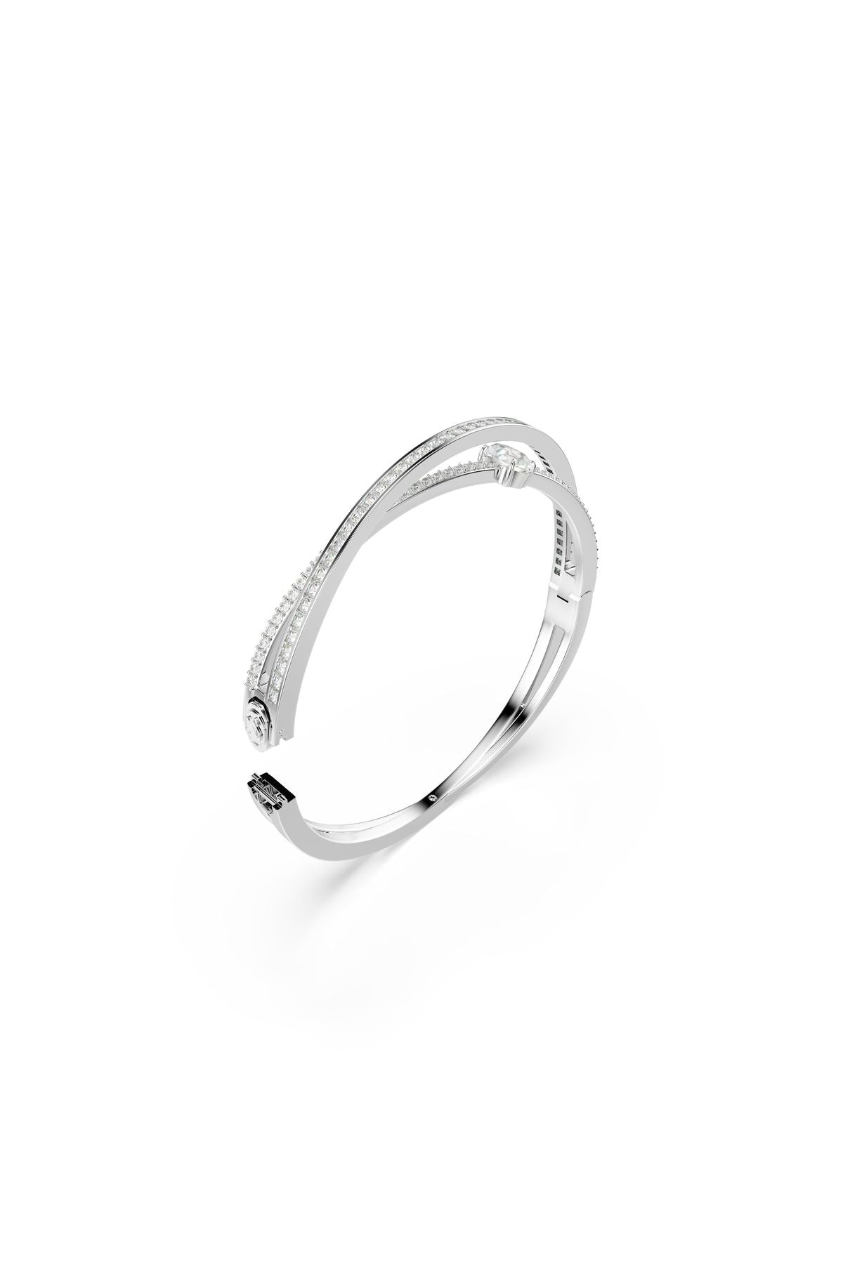 Swarovski Bilezik Hyperbola:Bangle Drop Whıte/Rhs L 5691226