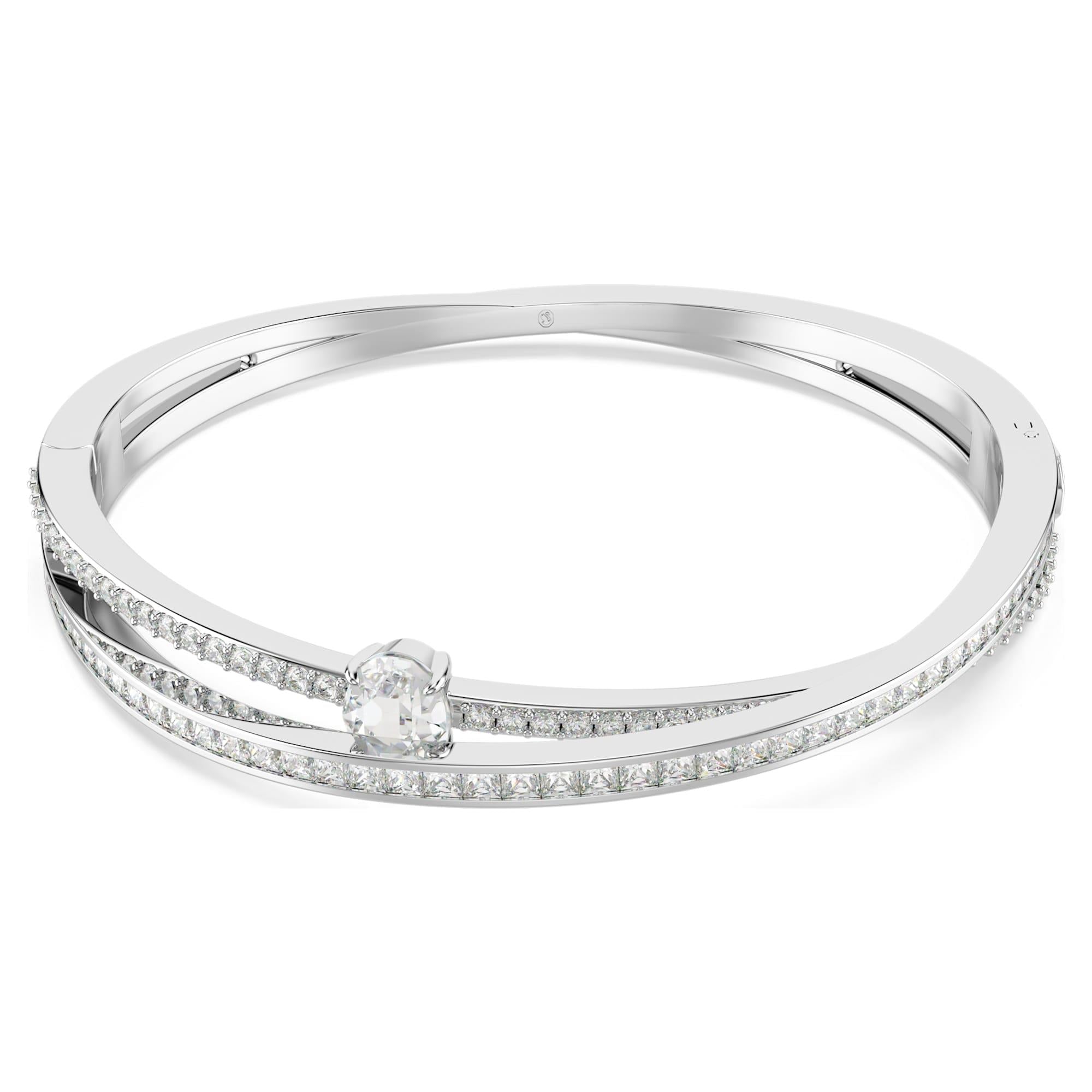 Swarovski Bilezik Hyperbola:Bangle Drop Whıte/Rhs S 5691224