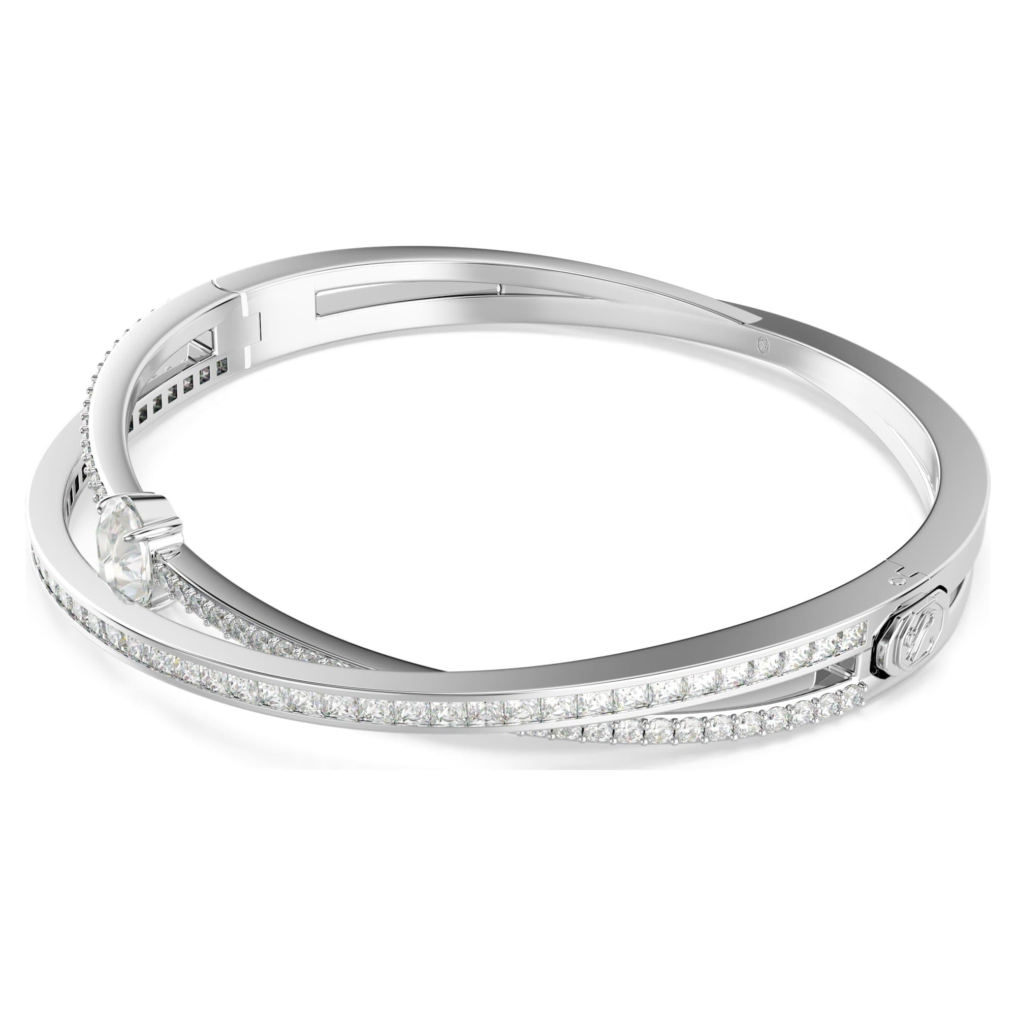 Swarovski Bilezik Hyperbola:Bangle Drop Whıte/Rhs S 5691224