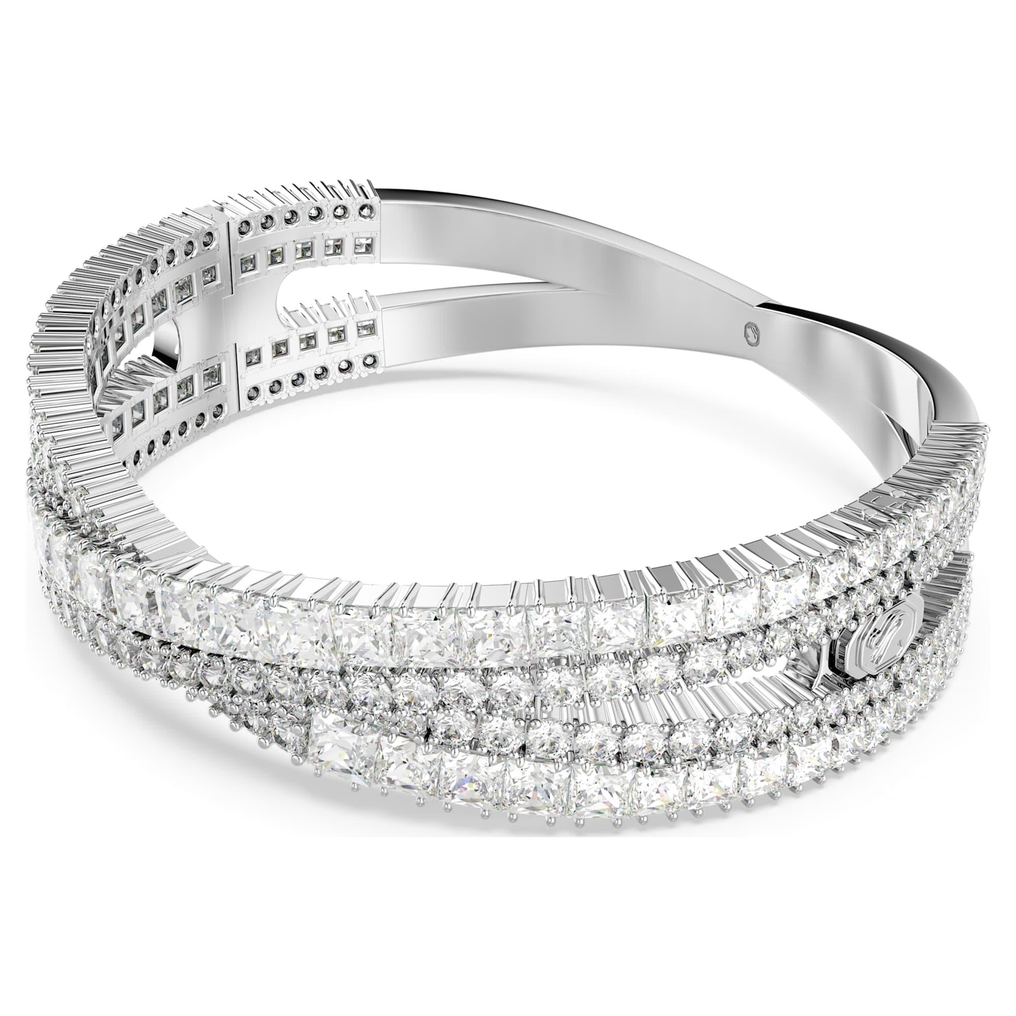 Swarovski Bilezik Hyperbola:Cuff L Whıte/Rhs L 5680268