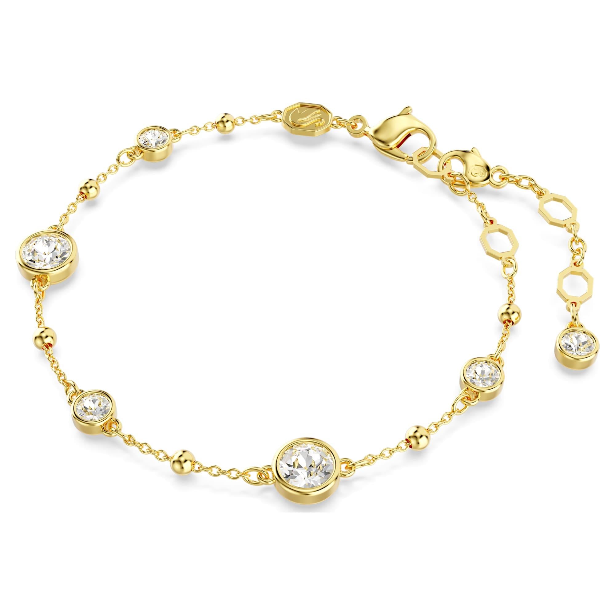 Swarovski Bilezik Imber:Bracelet Whıte/Gos M 5680094