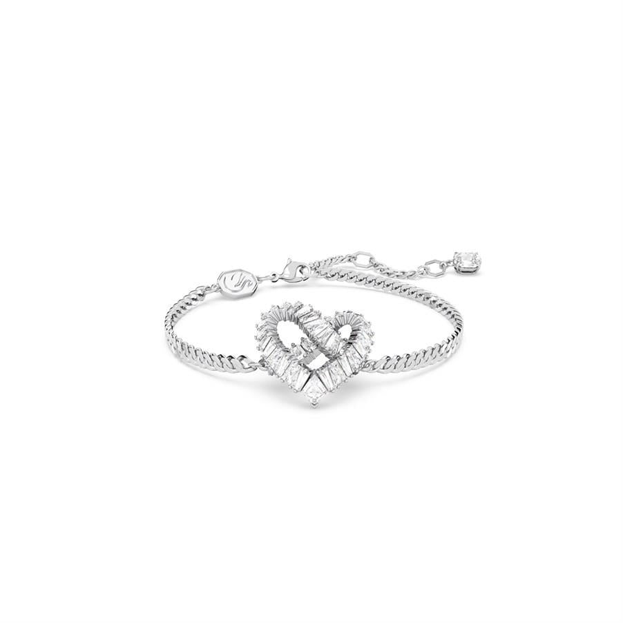 Swarovski Bilezik Matrix:Bracelet Hrt Woven Whi/Rhs 5648299