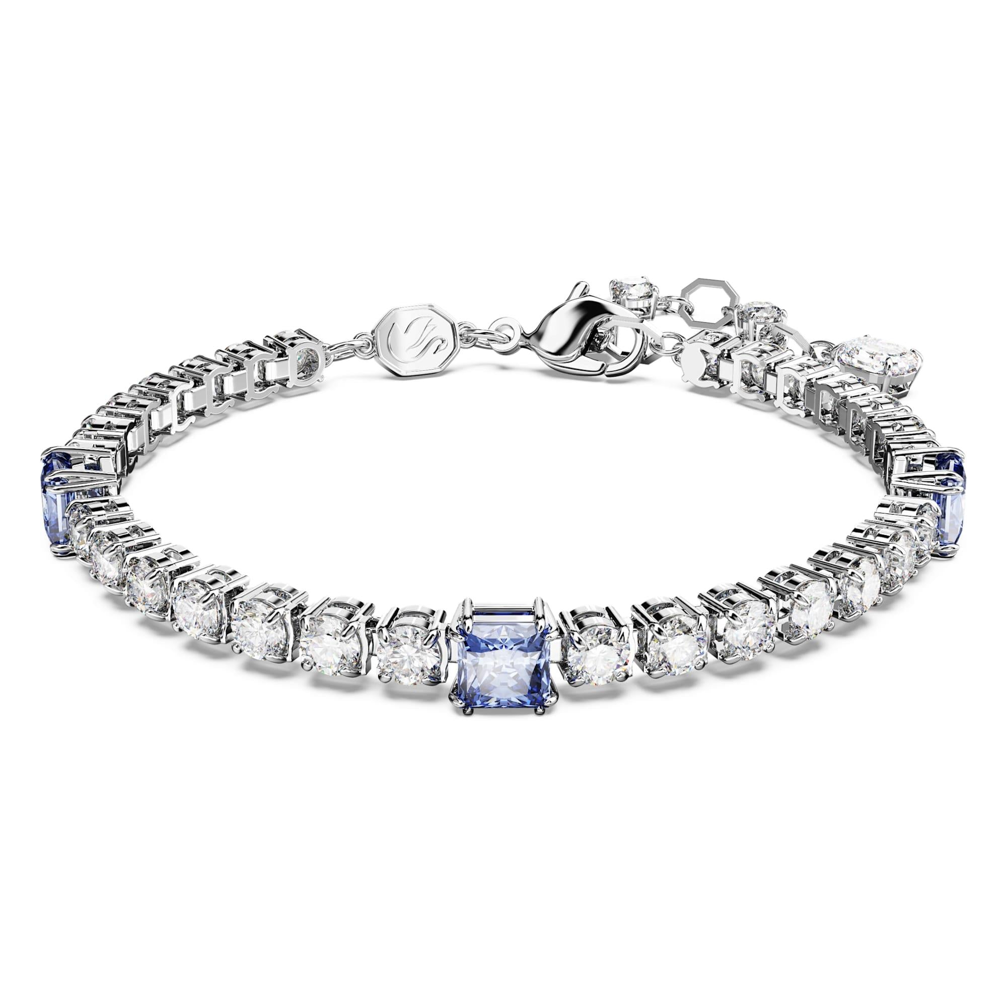 Swarovski Bilezik Matrix:Tb Blue Stones Blu/Rhs M 5666426
