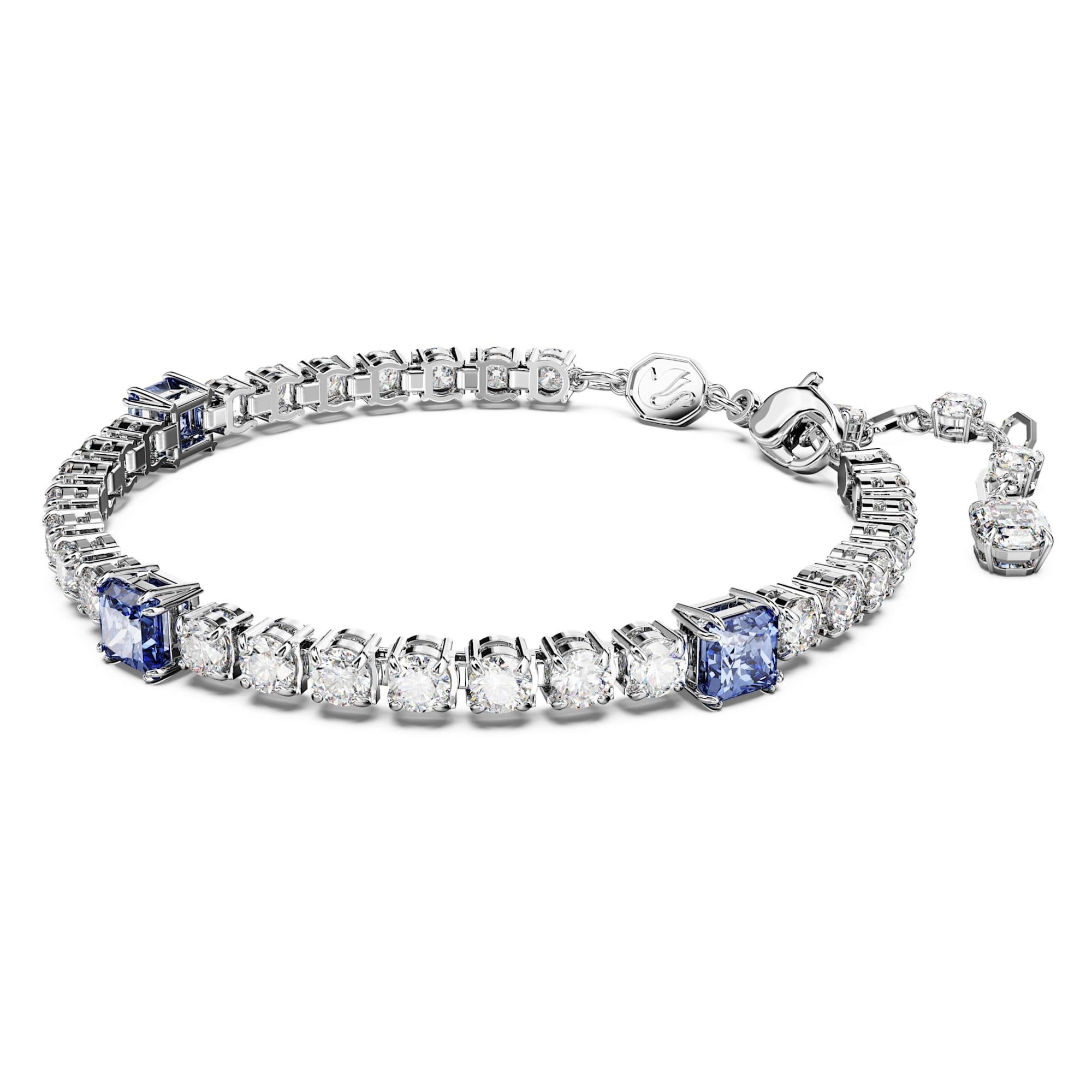 Swarovski Bilezik Matrix:Tb Blue Stones Blu/Rhs M 5666426