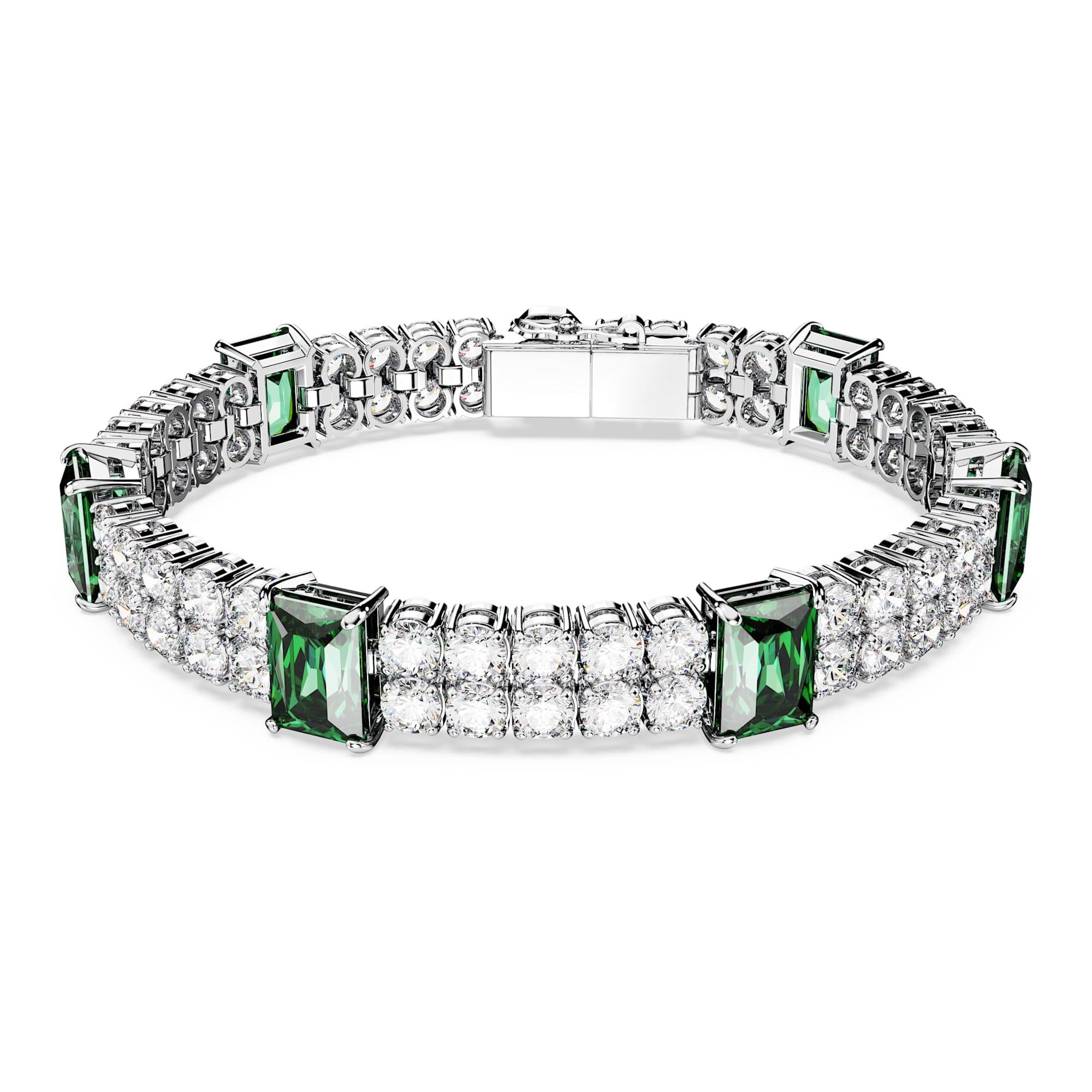Swarovski Bilezik Matrix:Tb L Green Stones Gre/Rhs L 5680407
