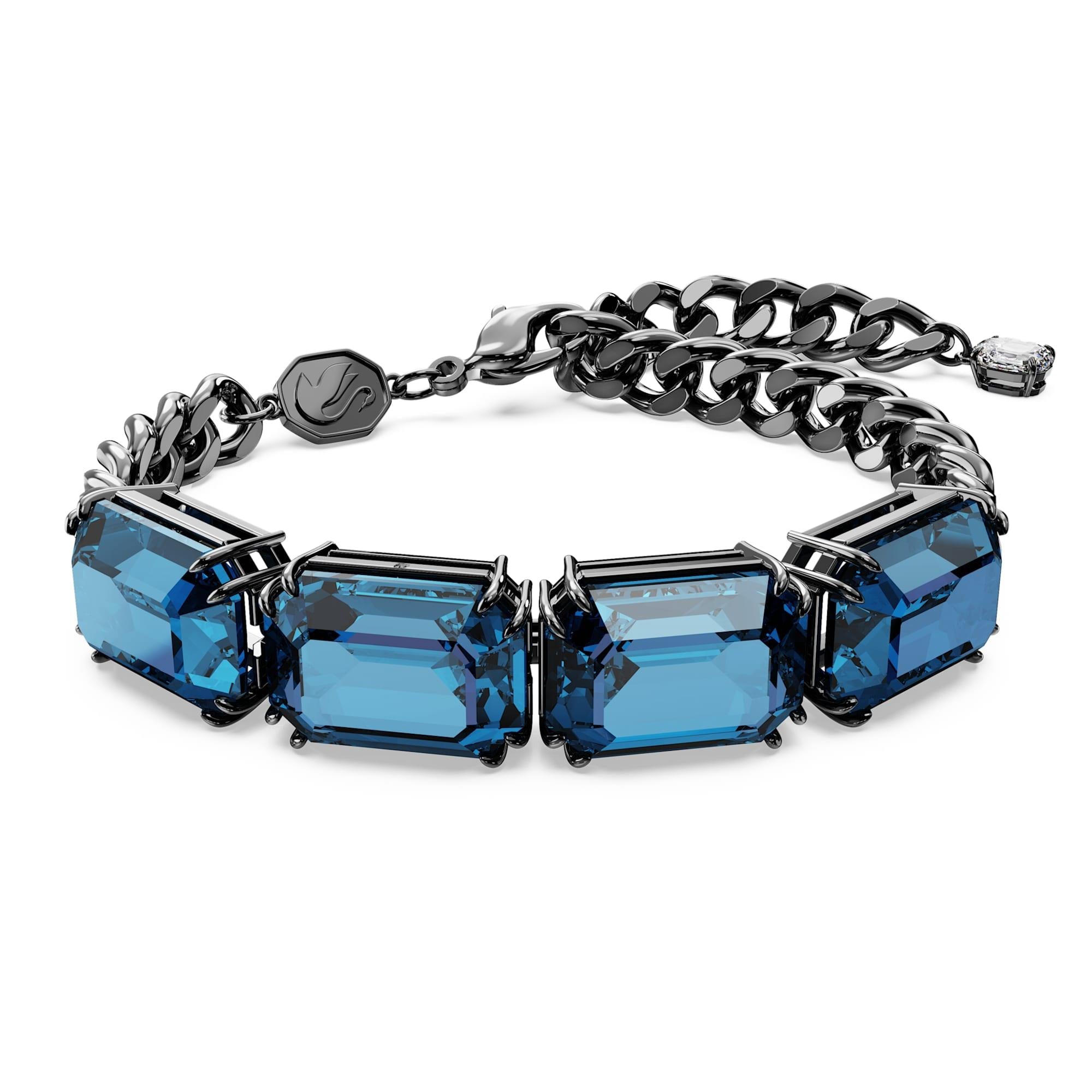 Swarovski Bilezik Millenia:Bracelet Blu/Bru M 5671250