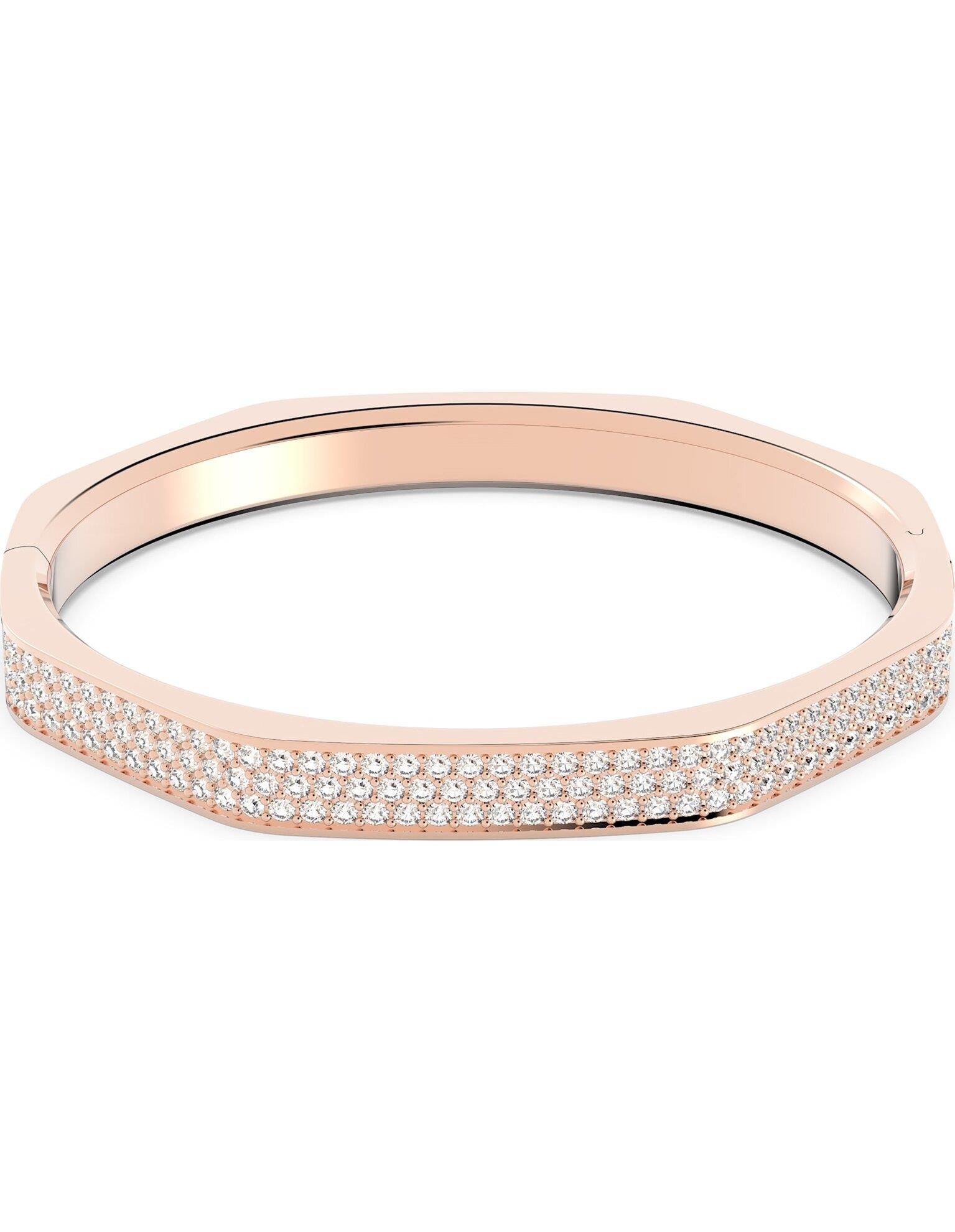 Swarovski Bilezik Re Dextera:Bangle Oct Pave Cry/Ros M 5655626