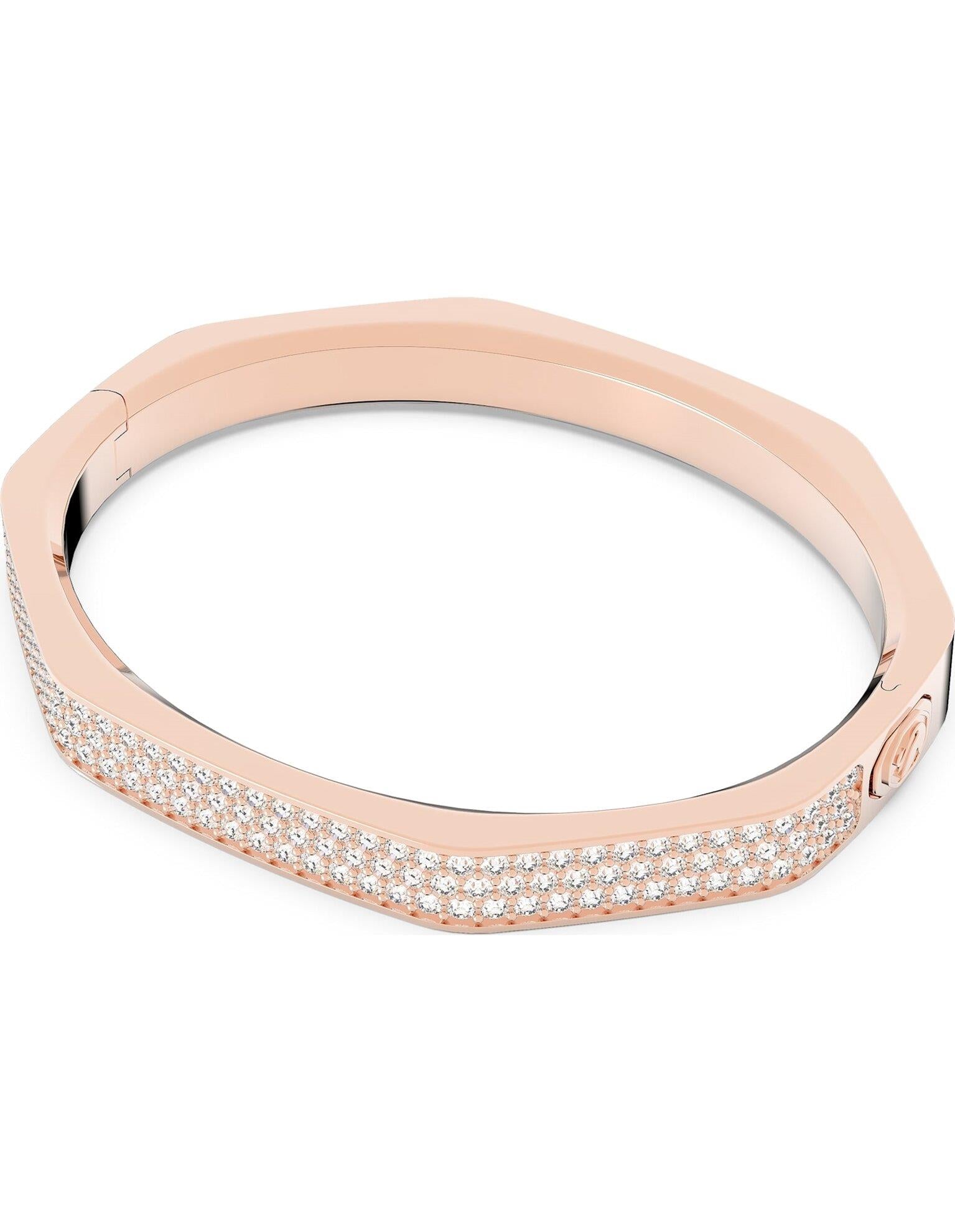 Swarovski Bilezik Re Dextera:Bangle Oct Pave Cry/Ros M 5655626
