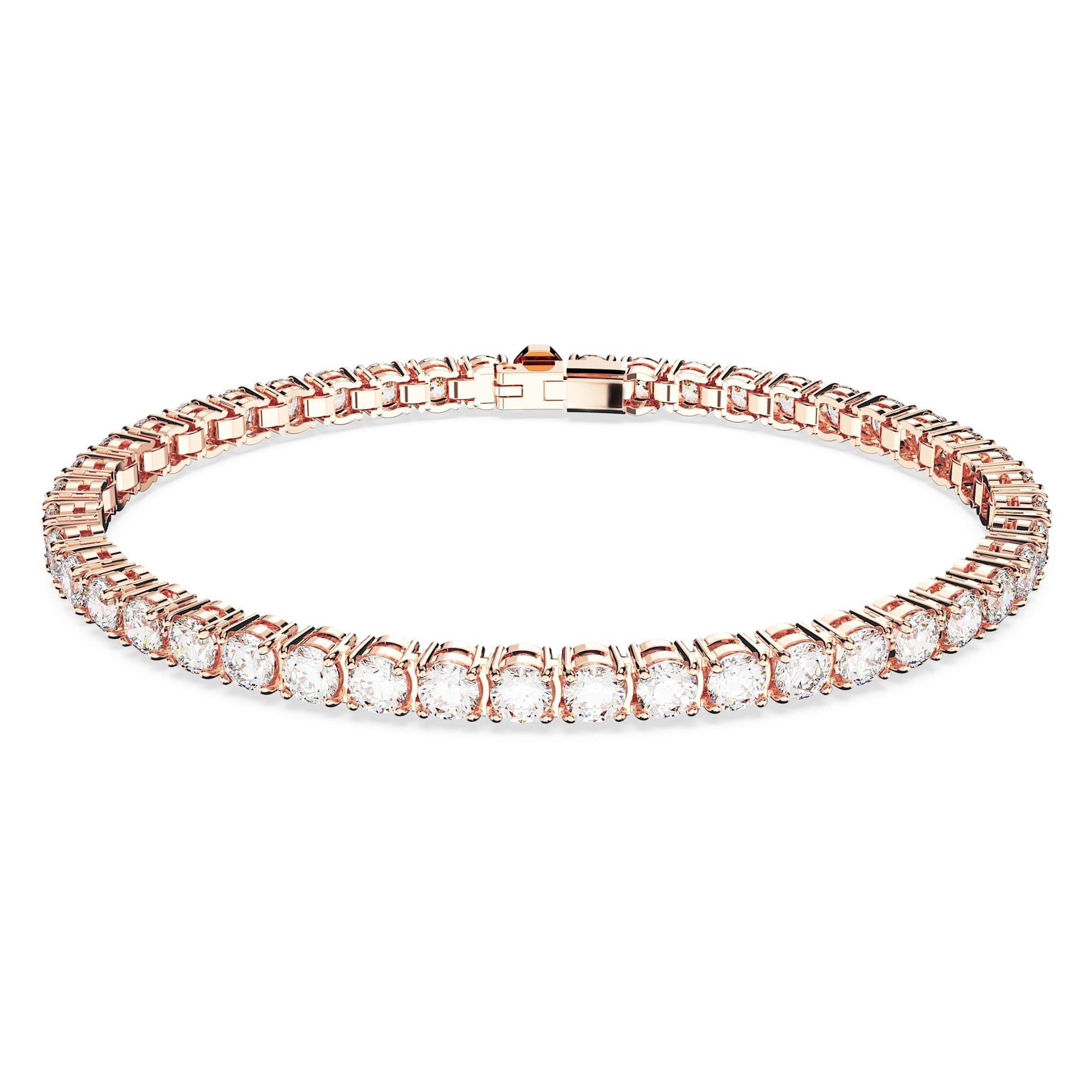 Swarovski Bilezik Re Matrix:Bracelet S White/Ros Xl 5657660