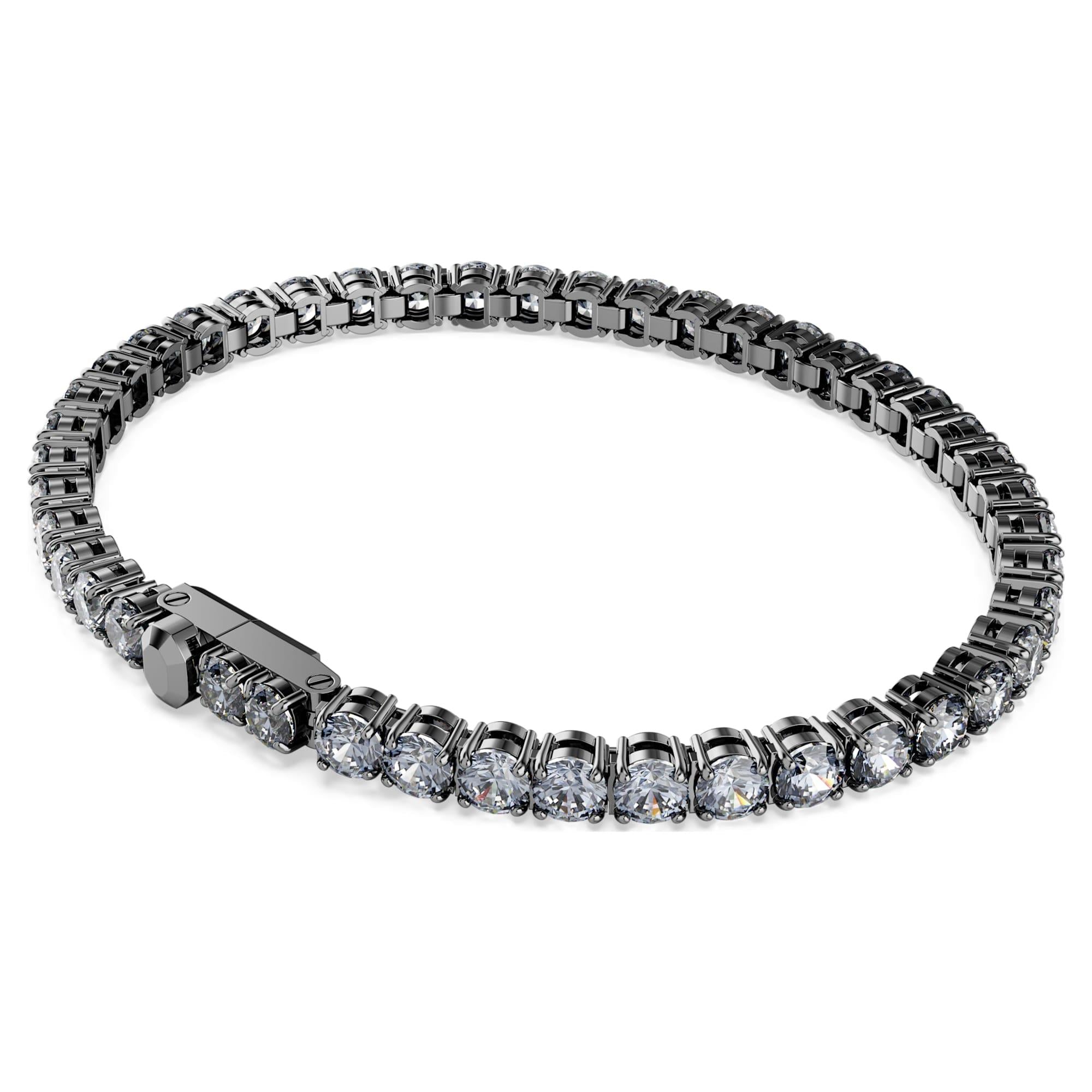 Swarovski Bilezik Re Matrıx:Tb Rnd Sıvgr/Rus M 5693928