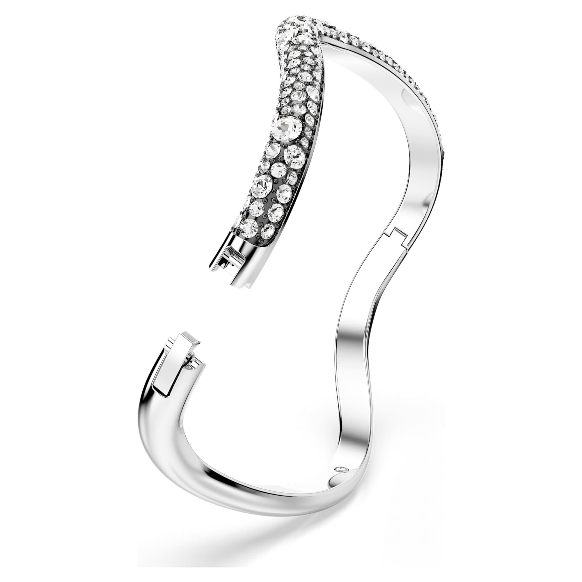 Swarovski Bilezik Sublıma:Cuff Sıngle Cry/Rhs L 5700922